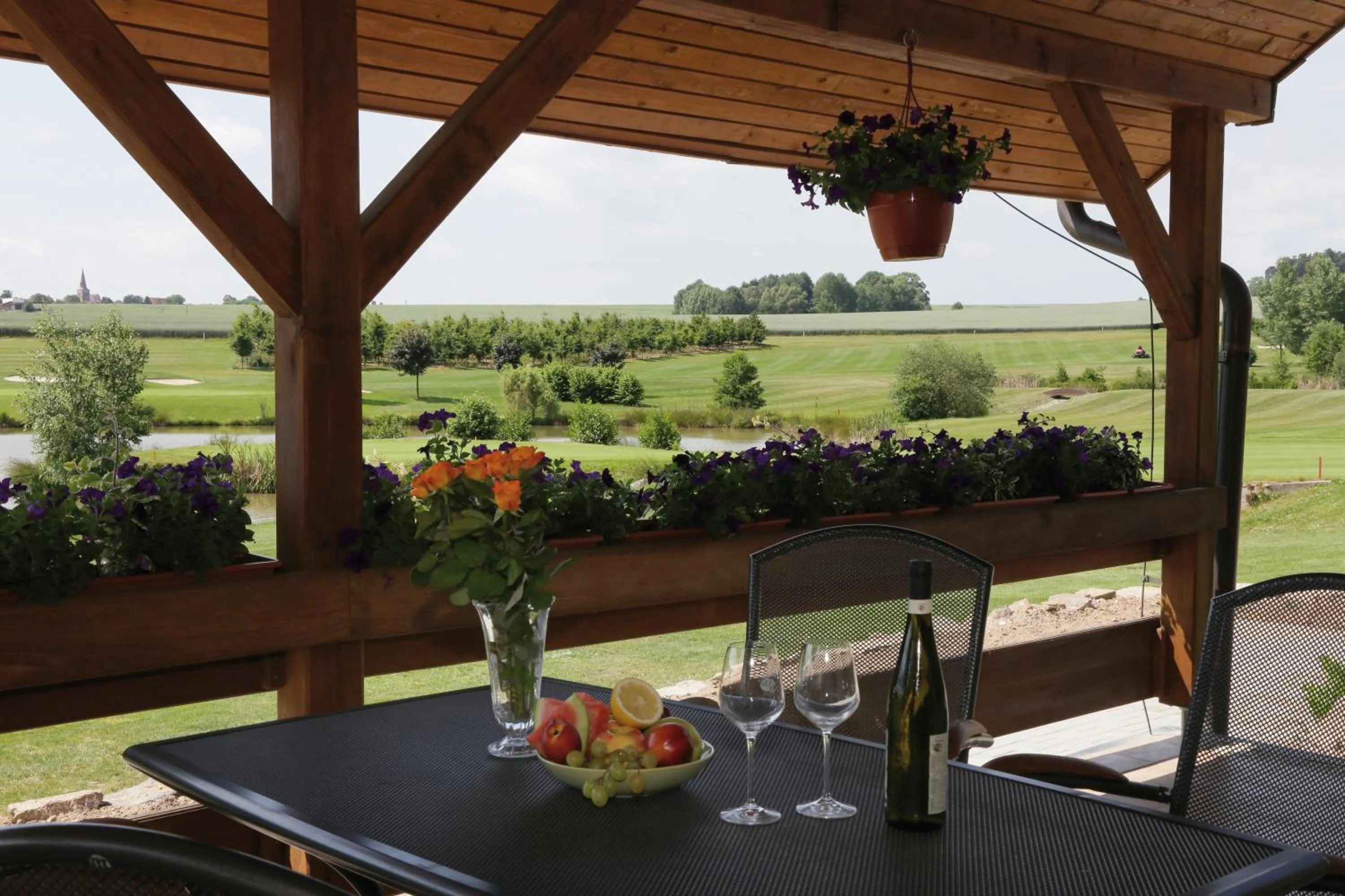 Patio in Golf&Wellness Resort Alfrédov