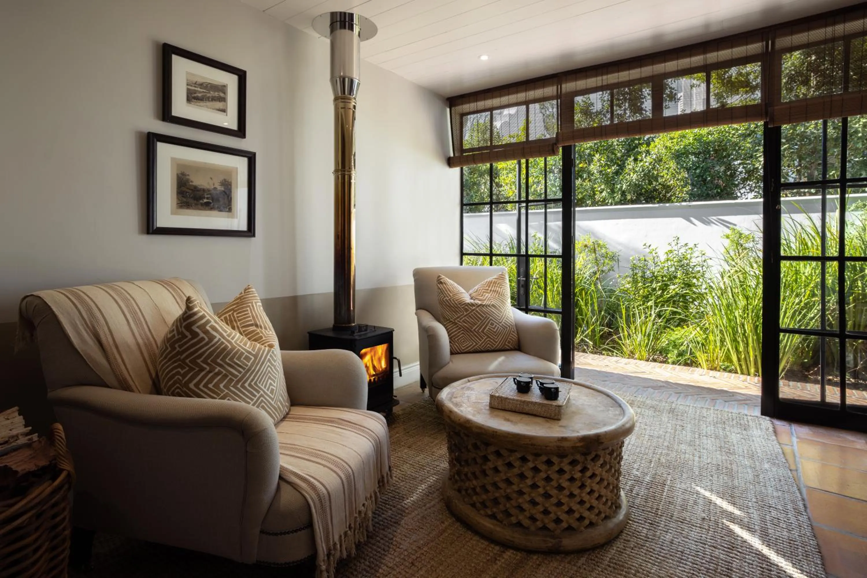 Living room in Akademie Street Boutique Hotel