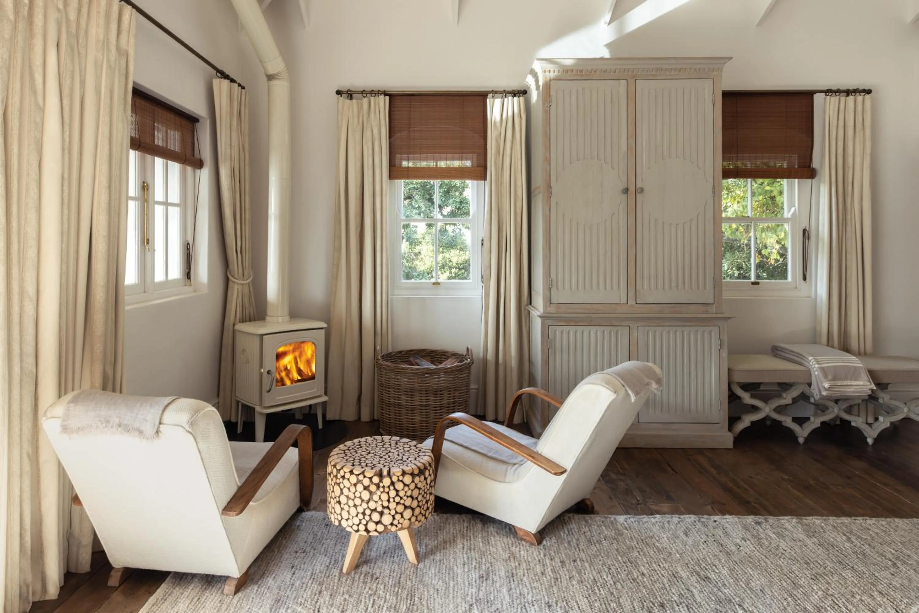 Seating area in Akademie Street Boutique Hotel