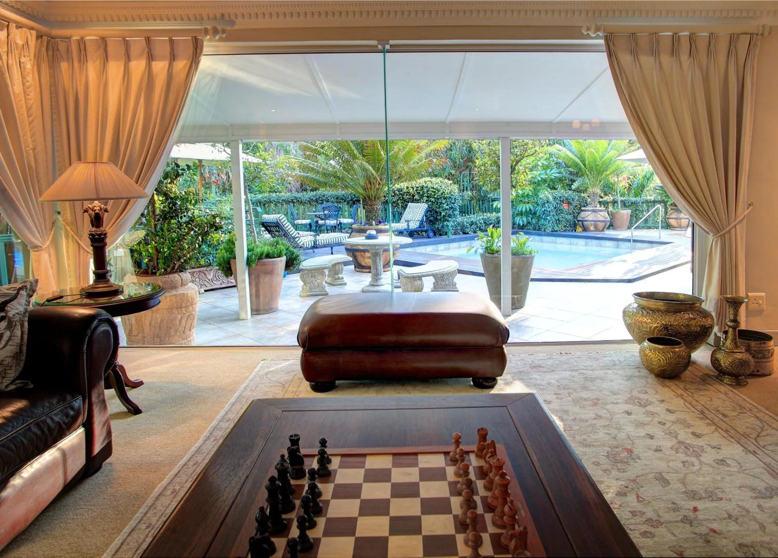 Seating area in Cinnamon Boutique Guest House