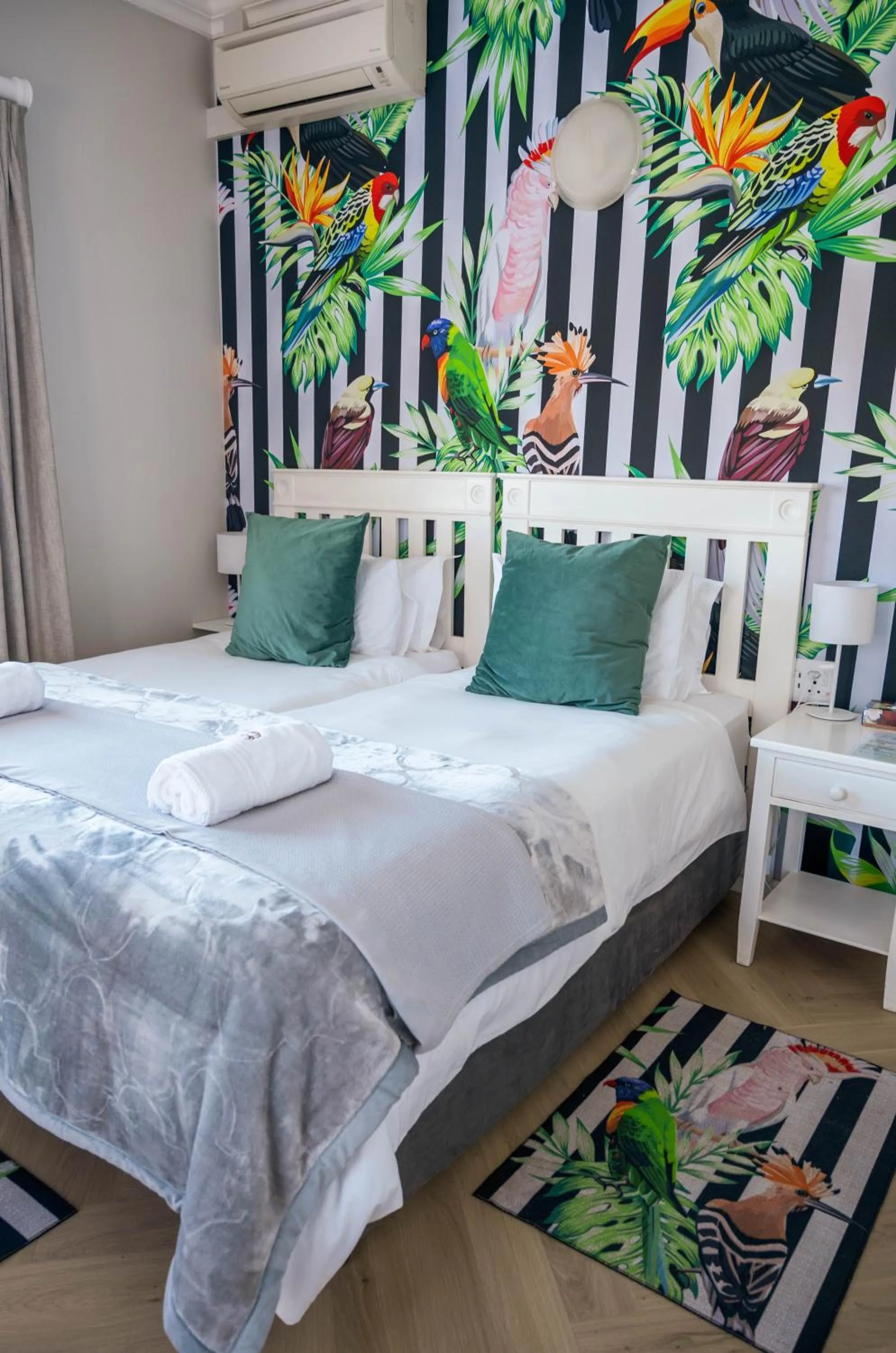 Bed in Rozenburg Guest House