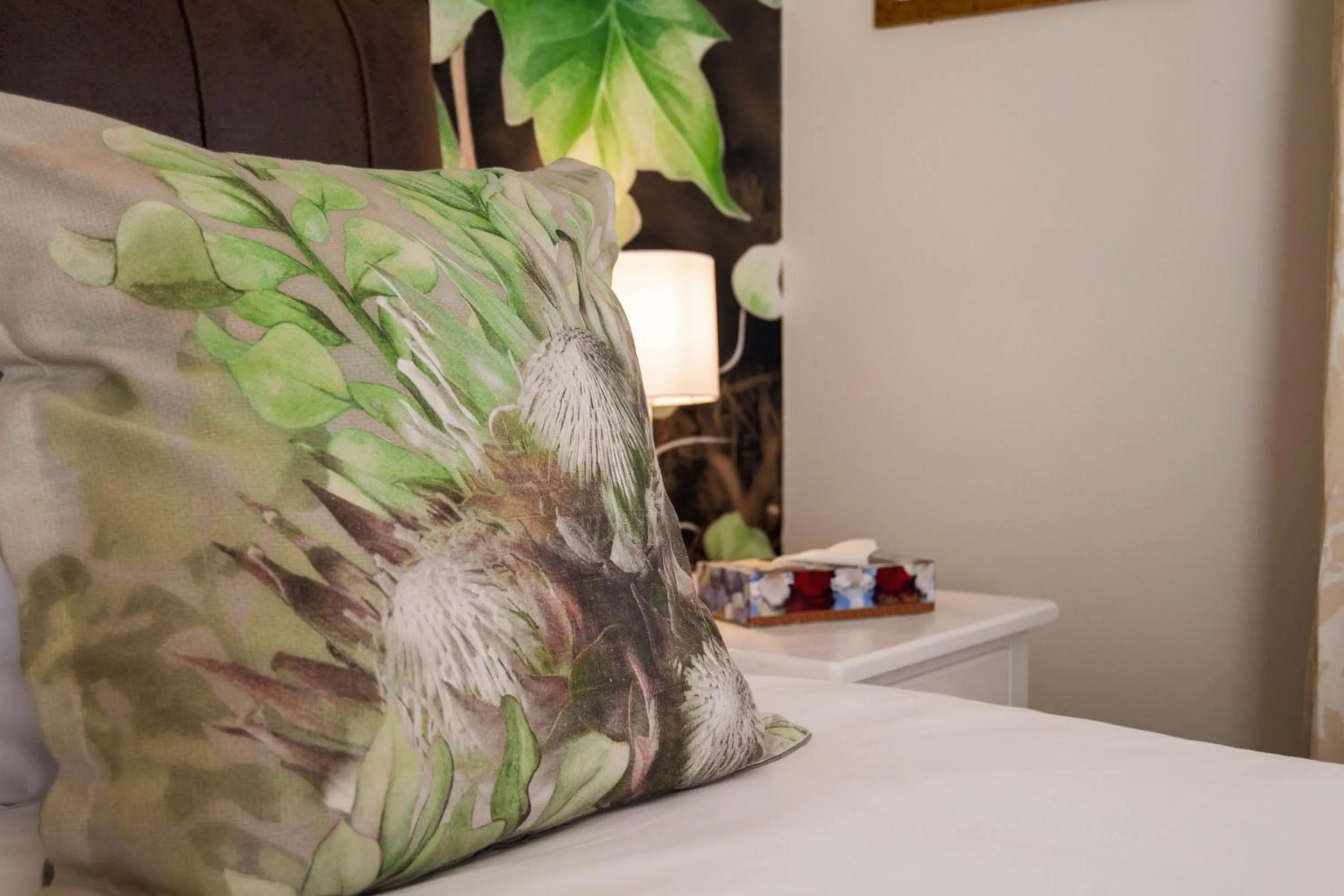 Bed in Rozenburg Guest House