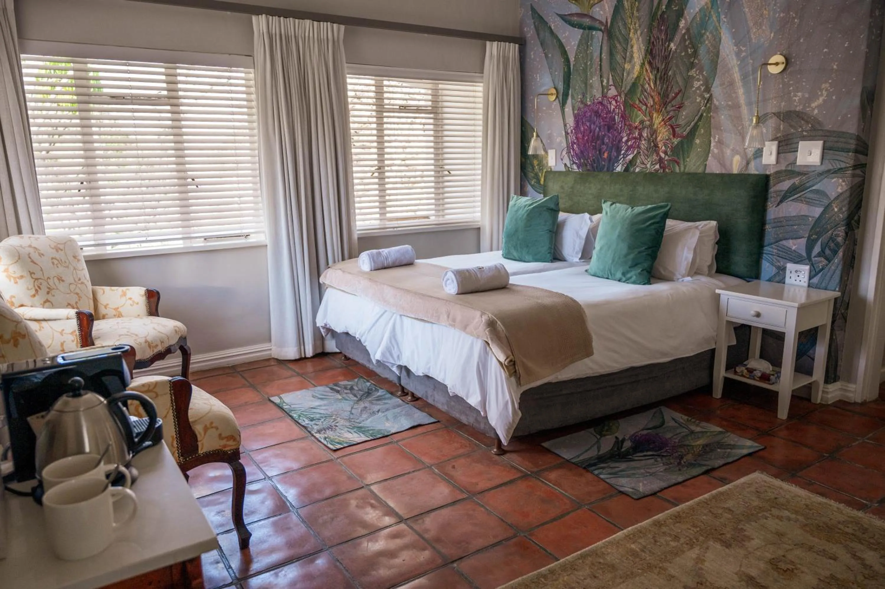 Bed in Rozenburg Guest House