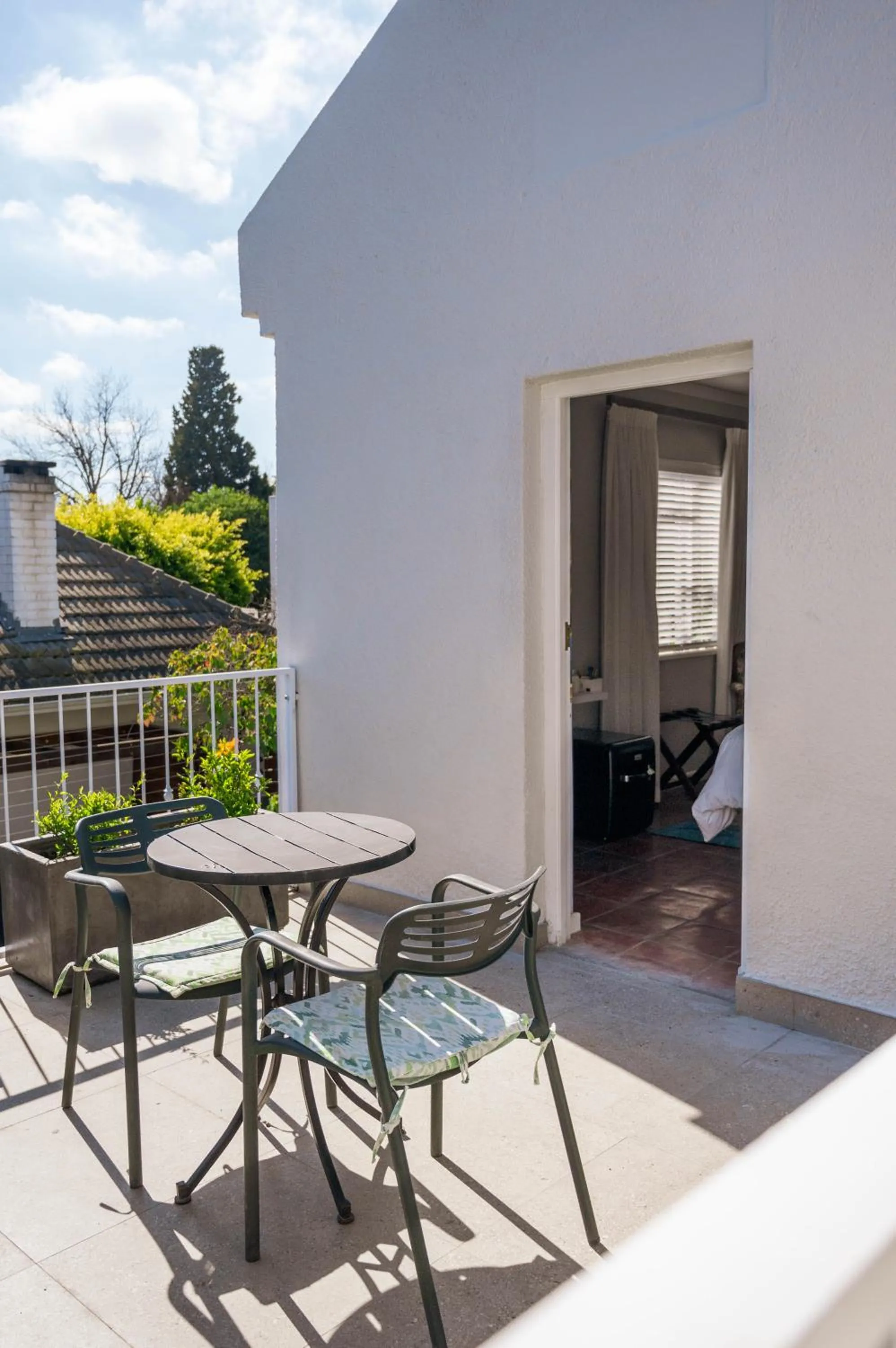 Patio in Rozenburg Guest House
