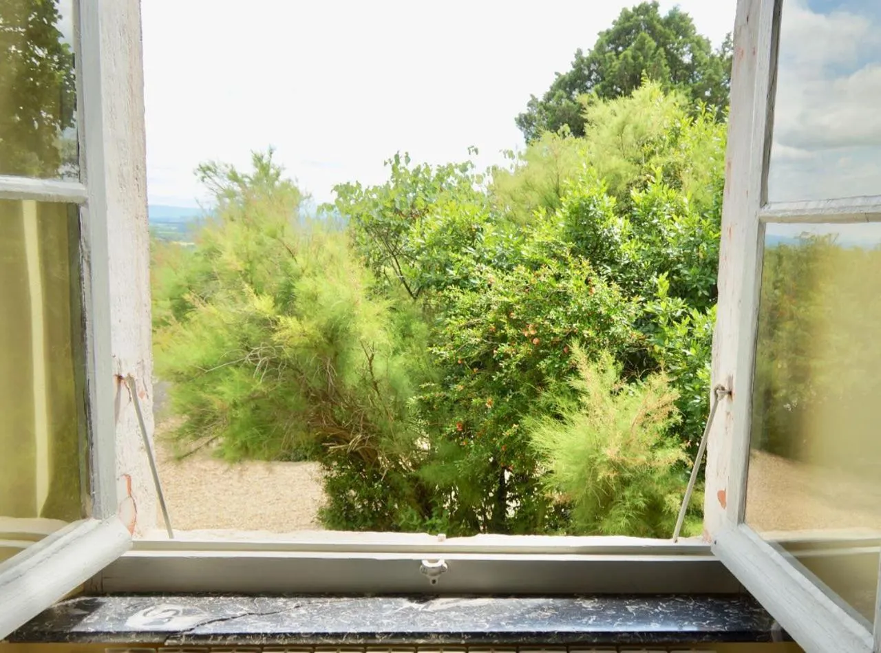Garden view in La Rougeanne