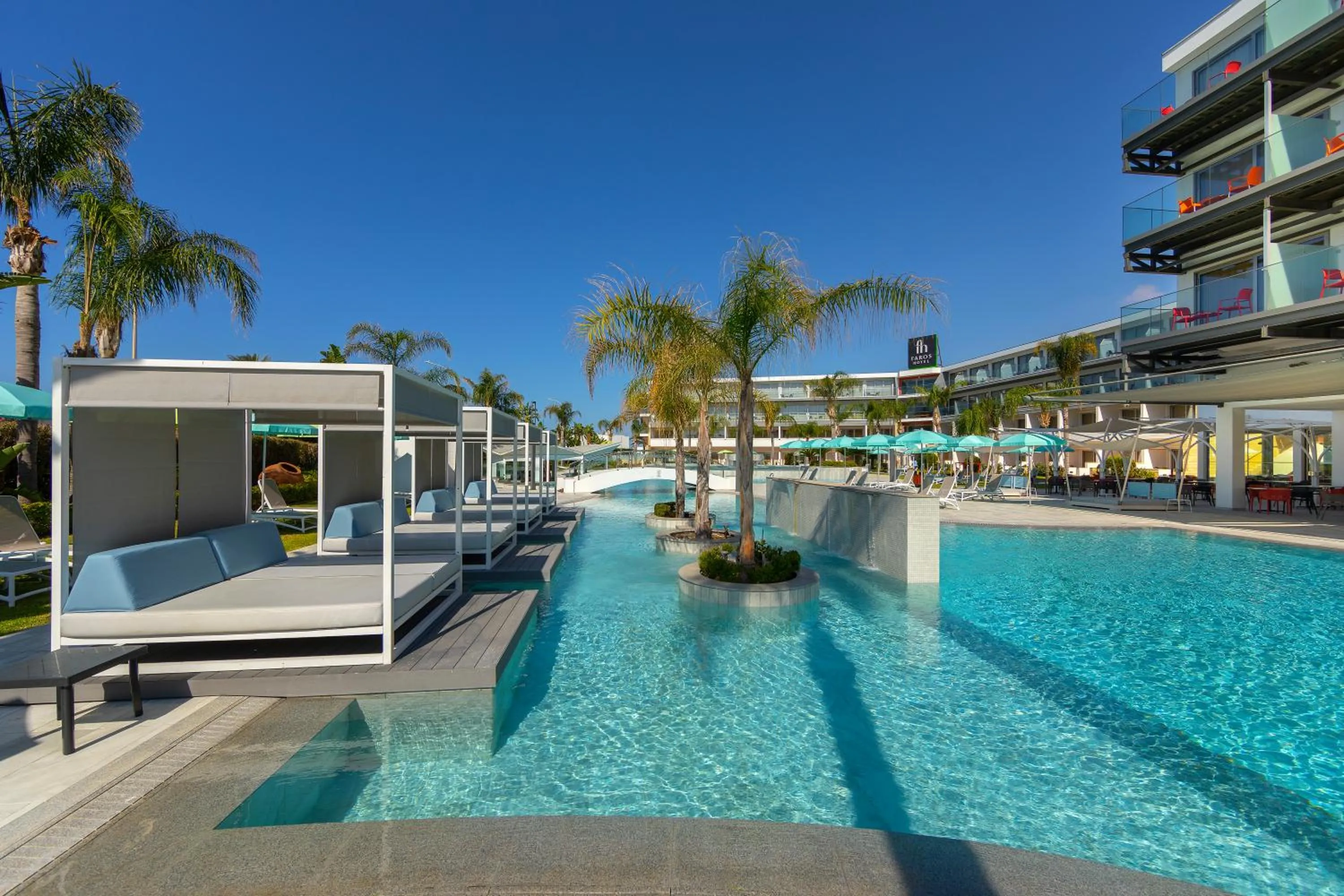 Swimming pool in Faros Hotel Ayia Napa