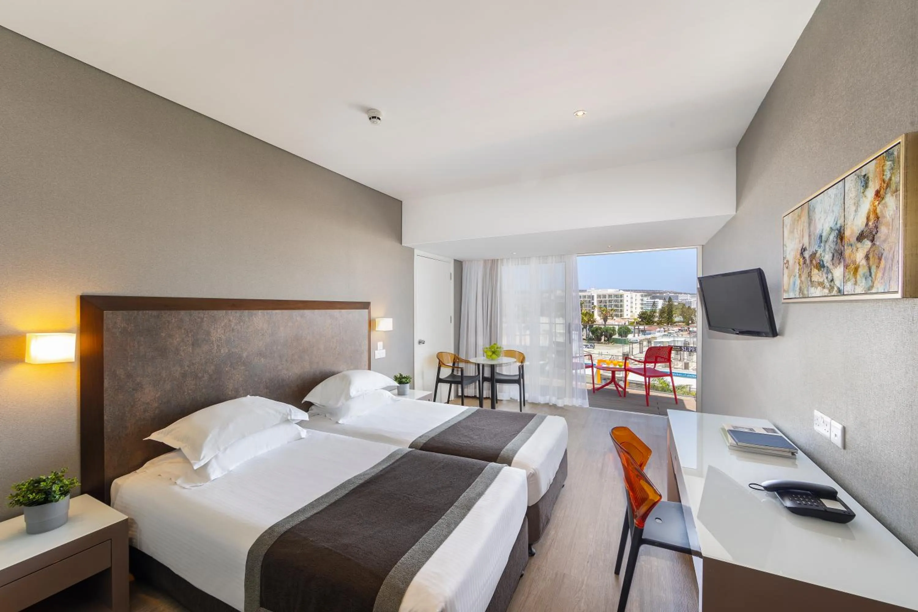 Bedroom, Bed in Faros Hotel Ayia Napa