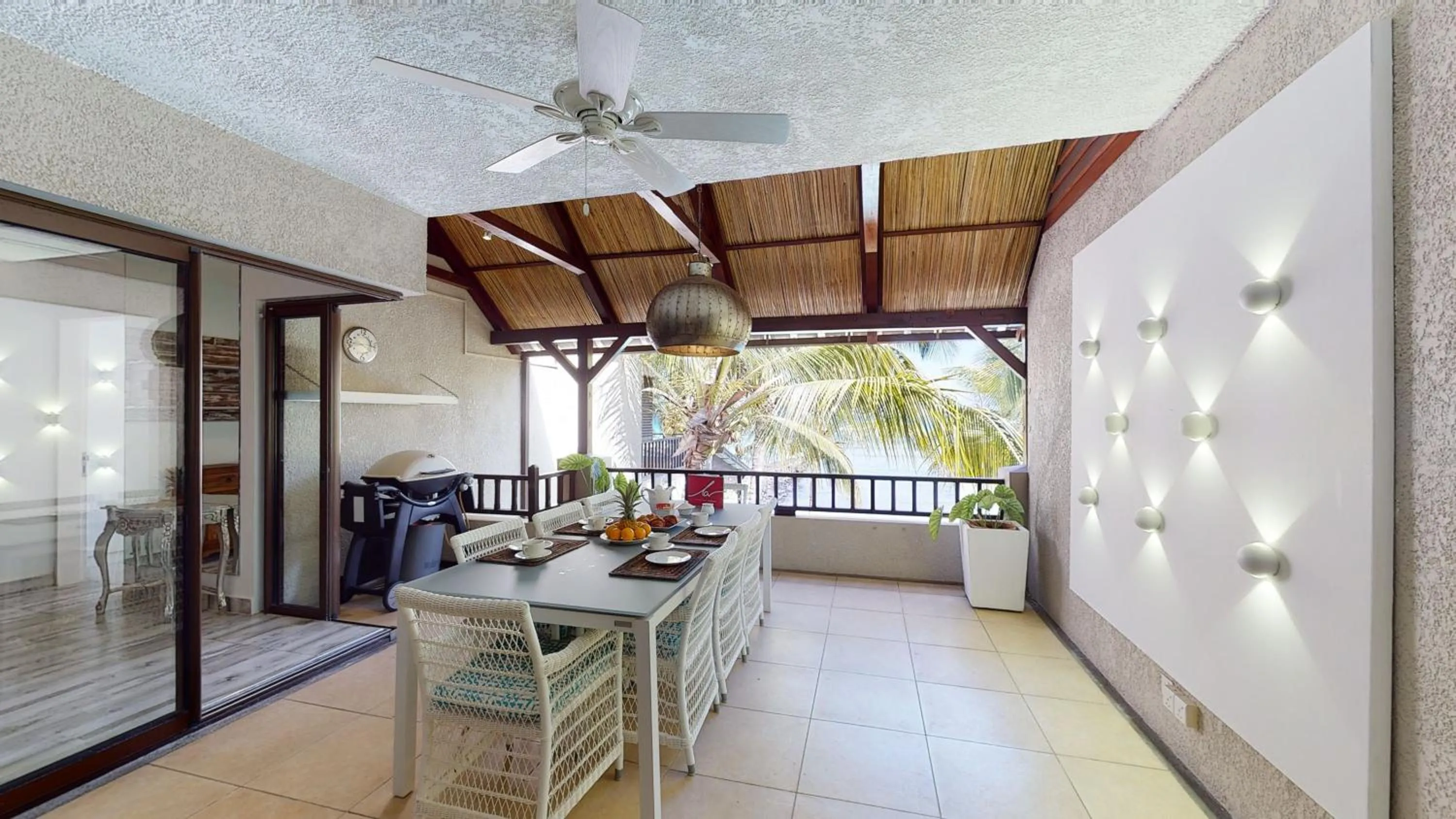 Balcony/Terrace in Bel Azur Beach Residence by LOV Mauritius