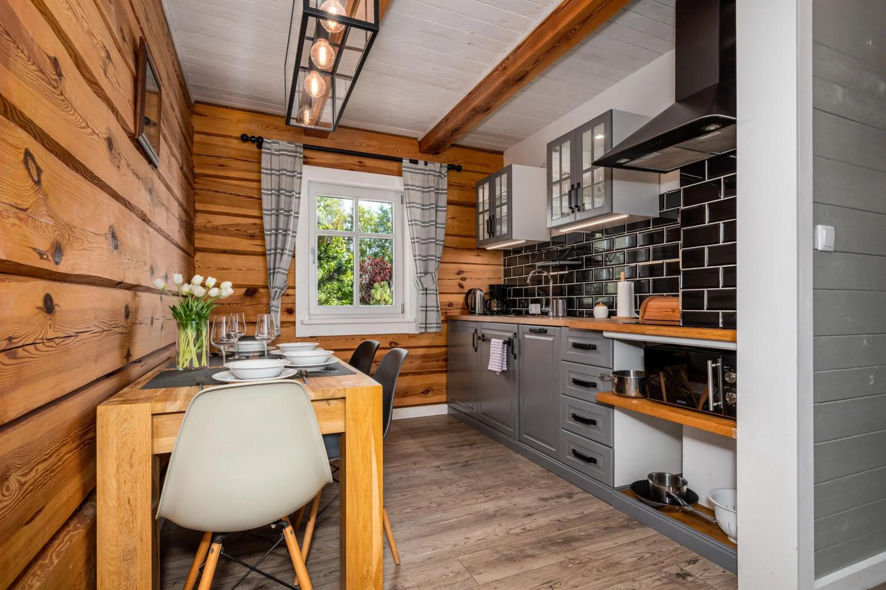 Kitchen or kitchenette in Apartamenty Szelągówka, Sun & Snow