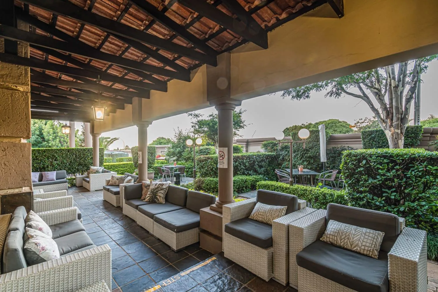 Patio in Constantia Manor Guest House