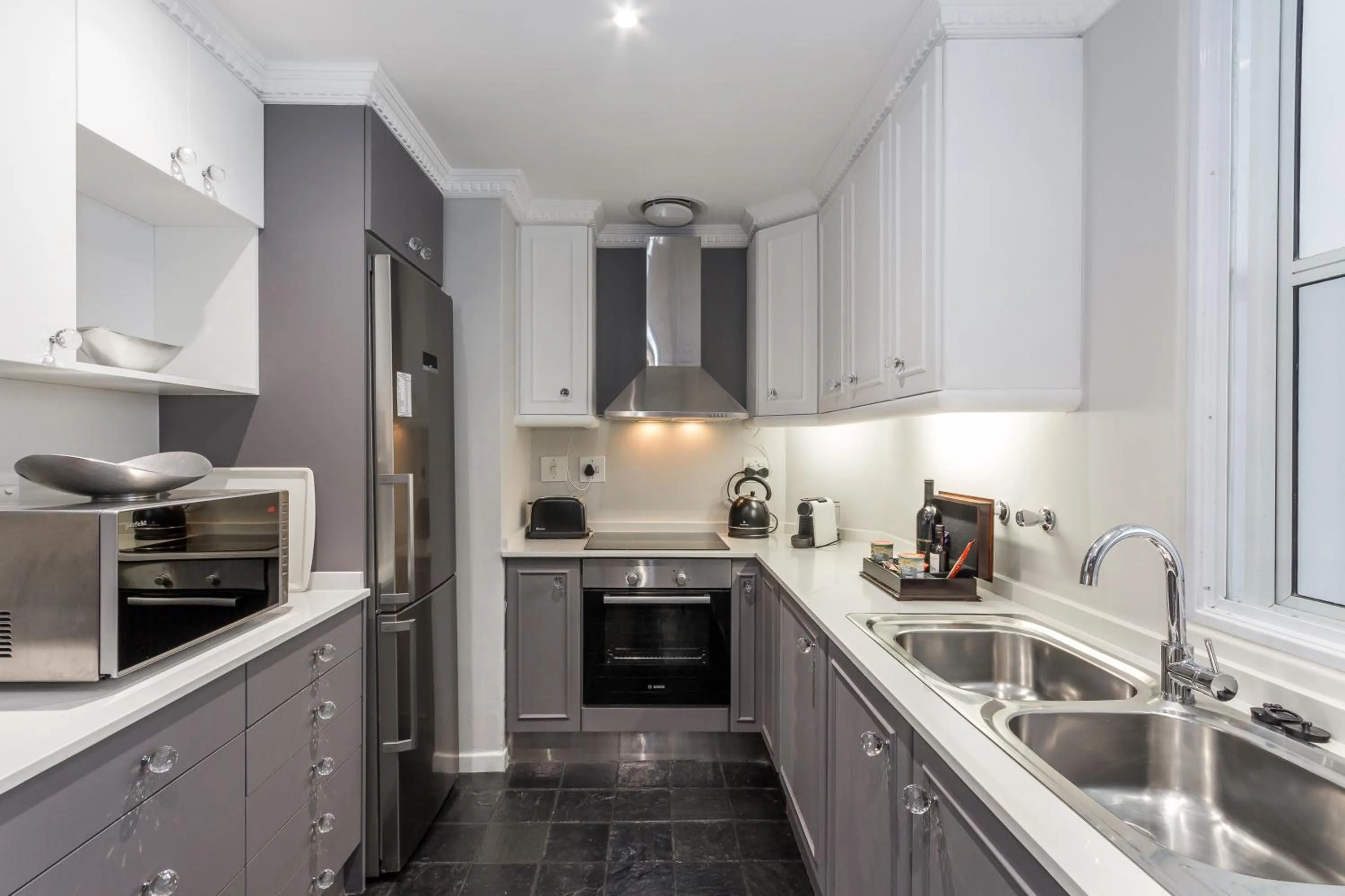 Coffee/tea facilities in Romney Park Luxury Apartments by The Stay Collection