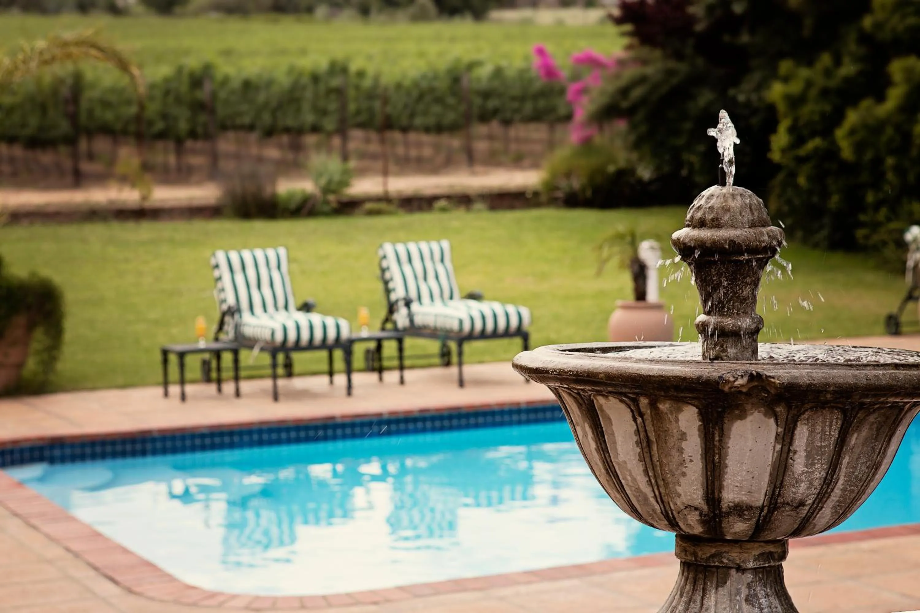 Swimming pool in Oak Tree Lodge