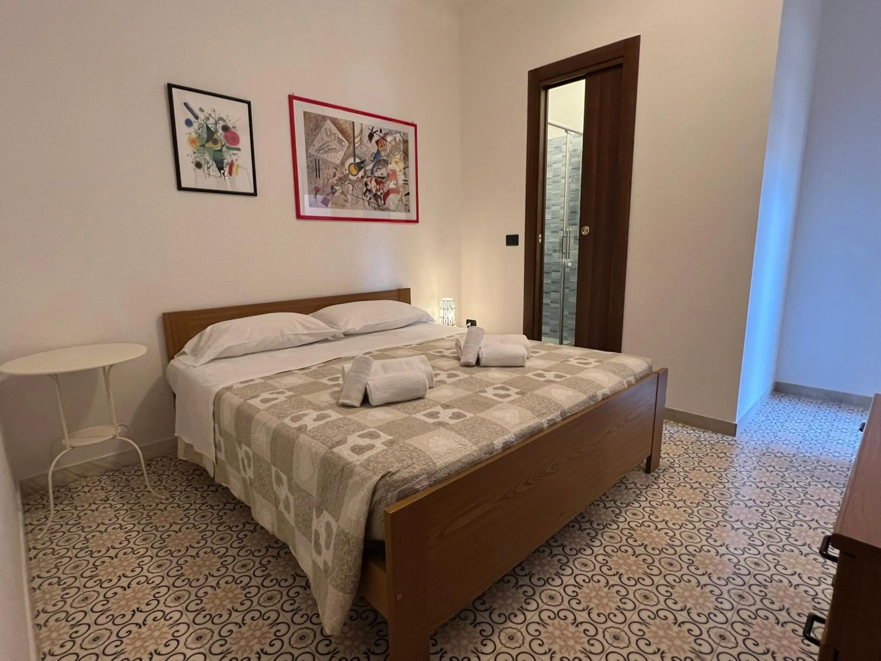 Bedroom, Bed in Casa Colombo