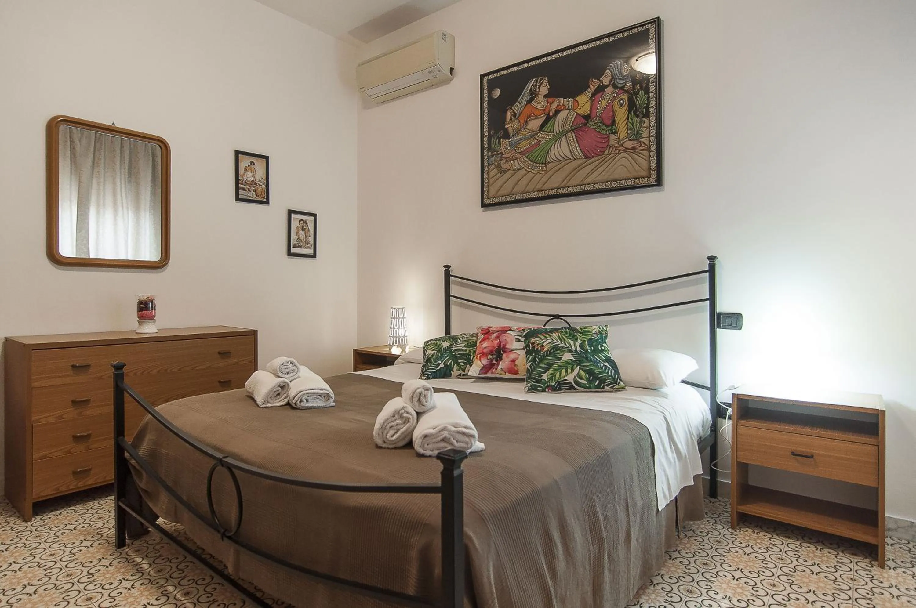 Bedroom, Bed in Casa Colombo
