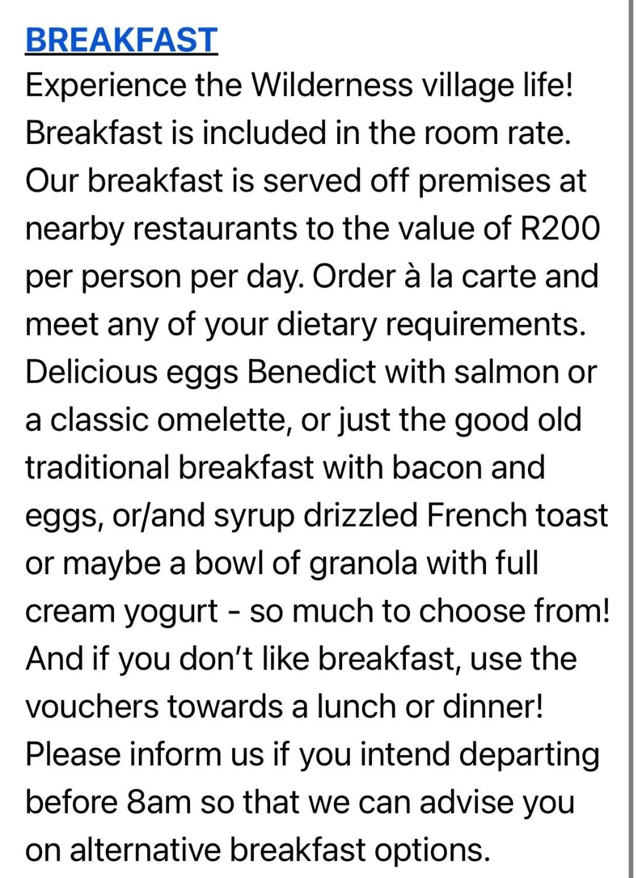 Restaurant/places to eat in Sea Paradise