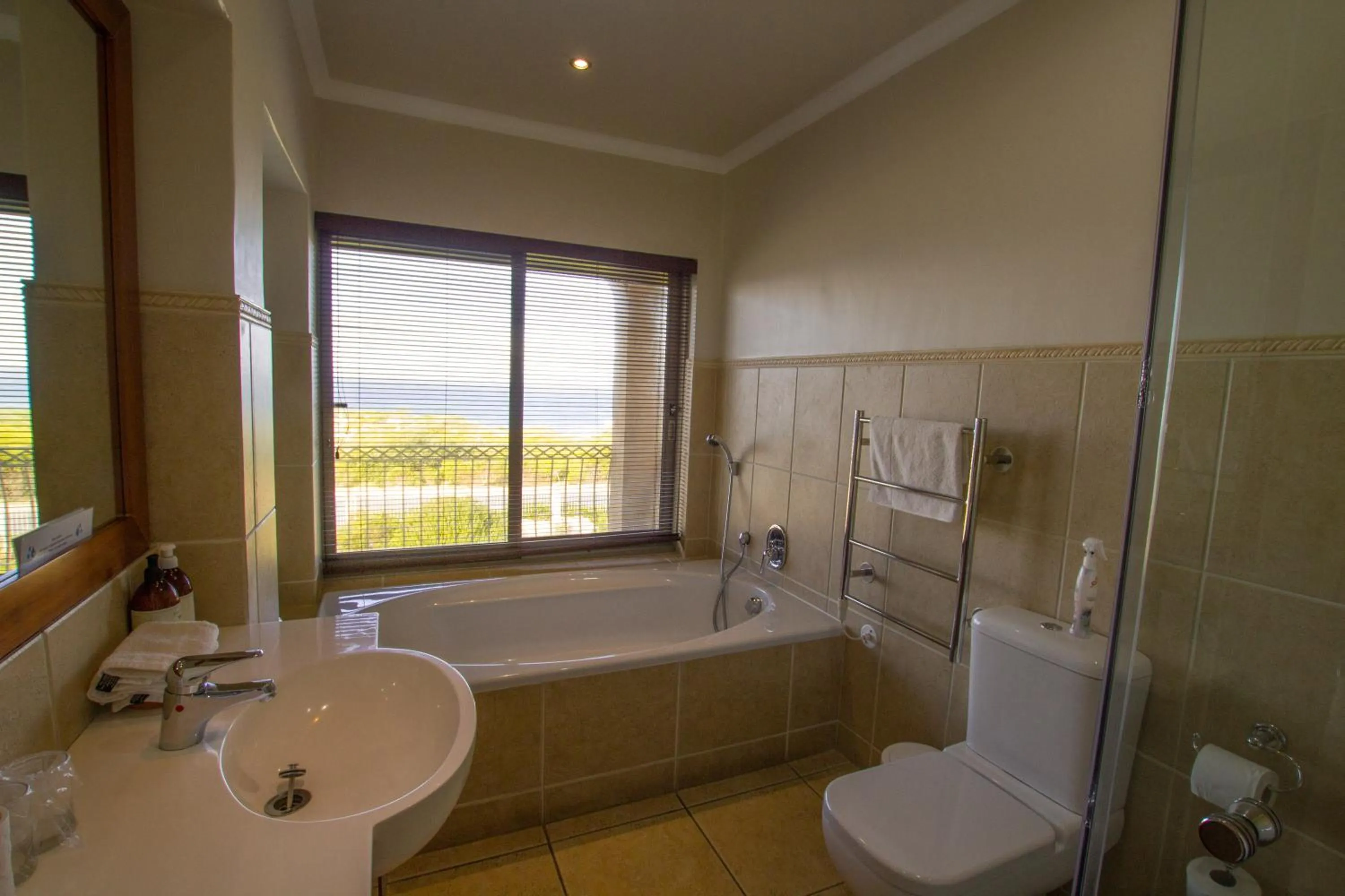 Bathroom in On The Cliff Guest House