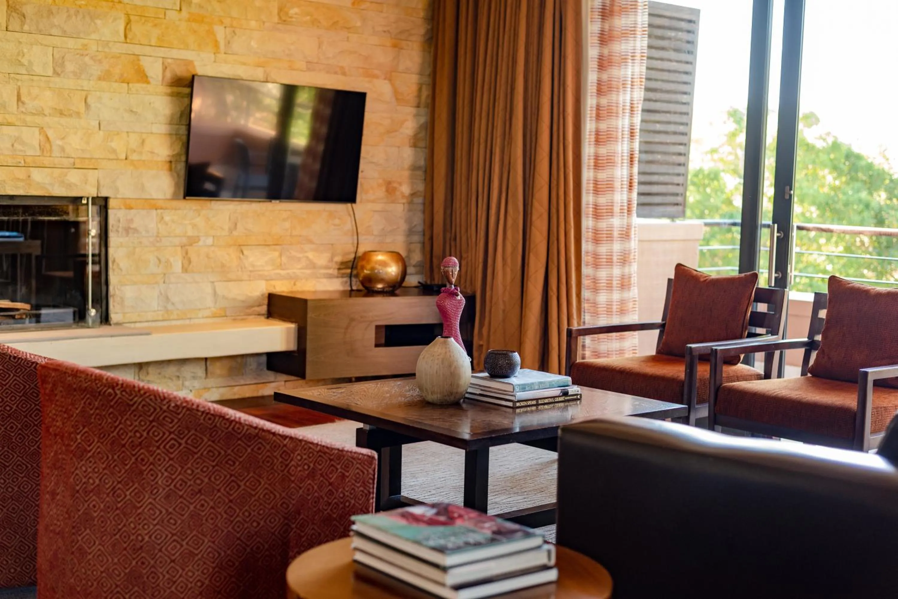 Living room in Pezula Nature Retreat