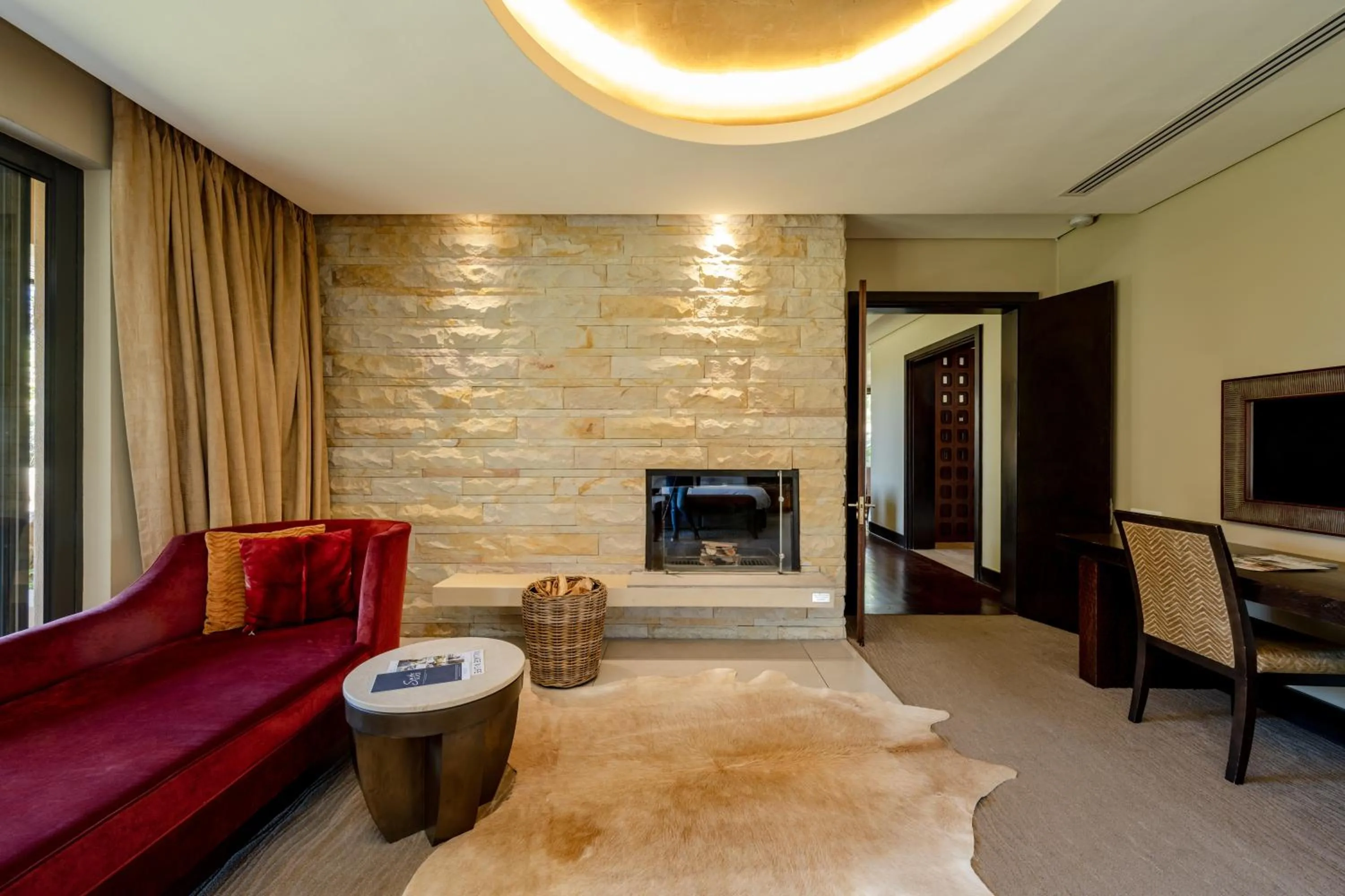 Seating area in Pezula Nature Retreat