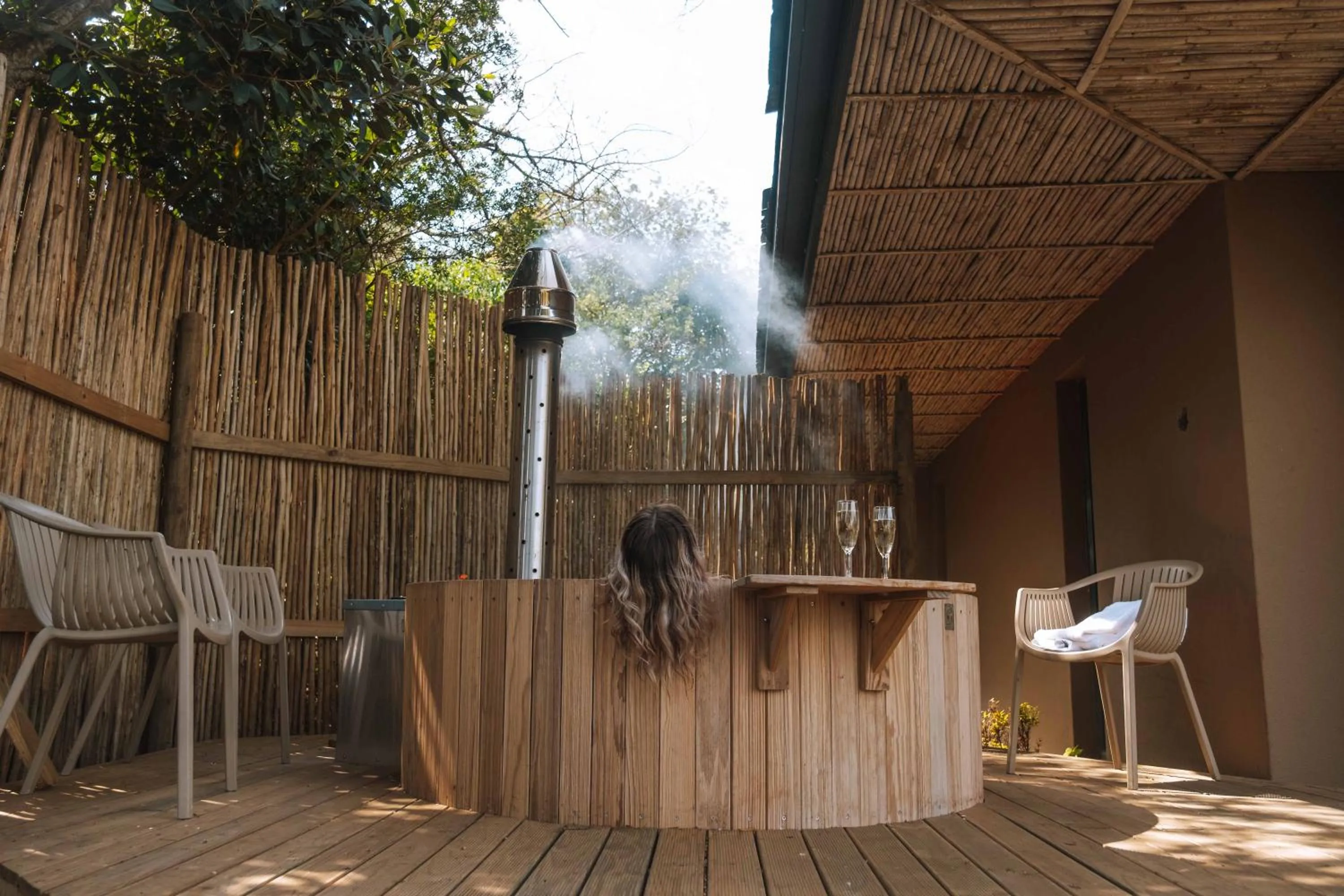 Hot Tub in Pezula Nature Retreat