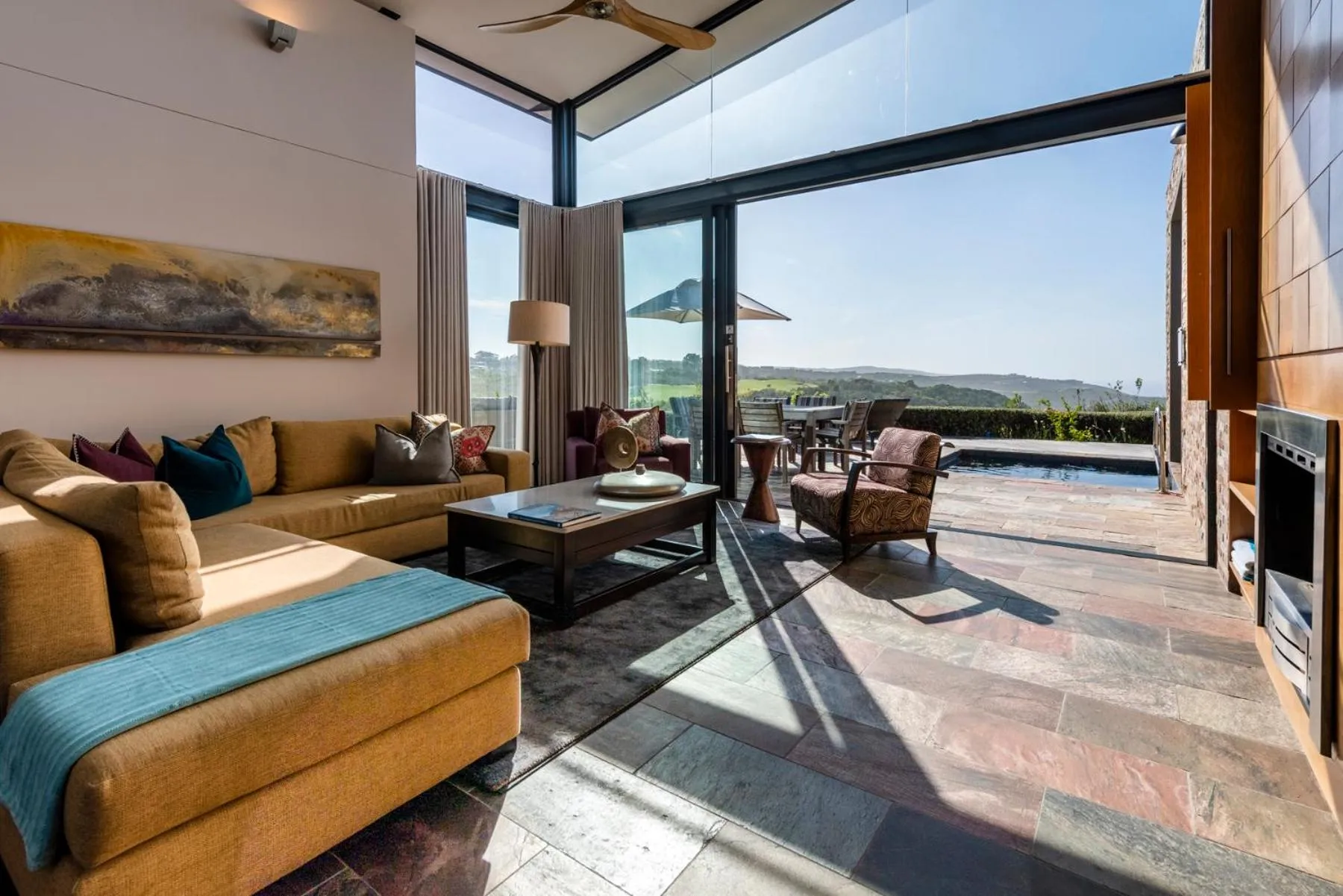 Patio in Pezula Nature Retreat