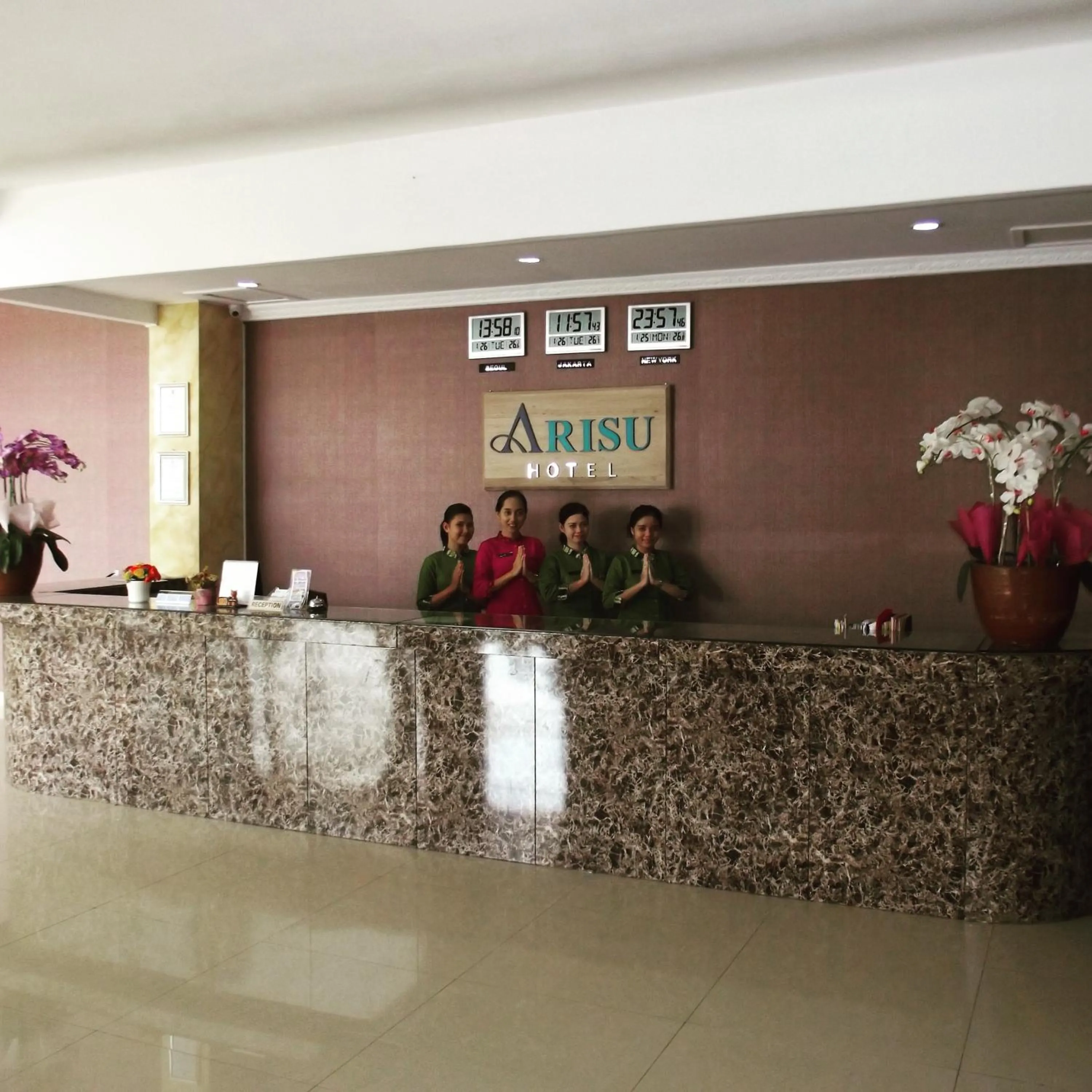 Property logo or sign in Hotel Arisu