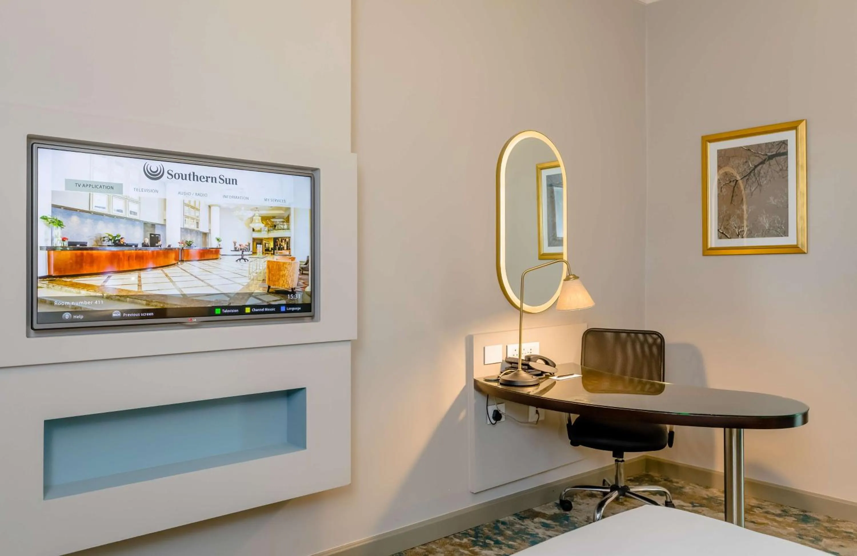 Bedroom in Southern Sun Sandton