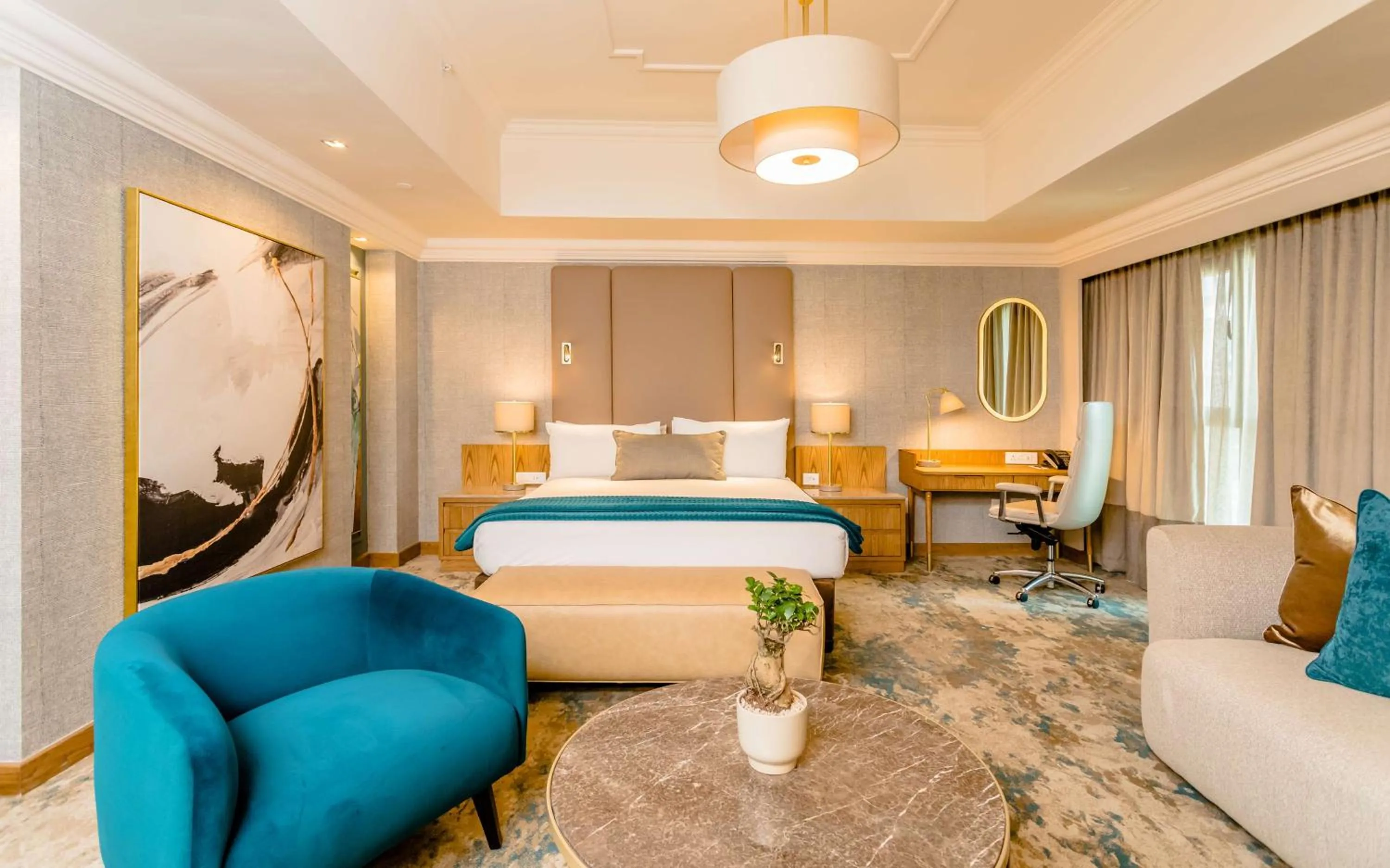 Photo of the whole room, Bed in Southern Sun Sandton