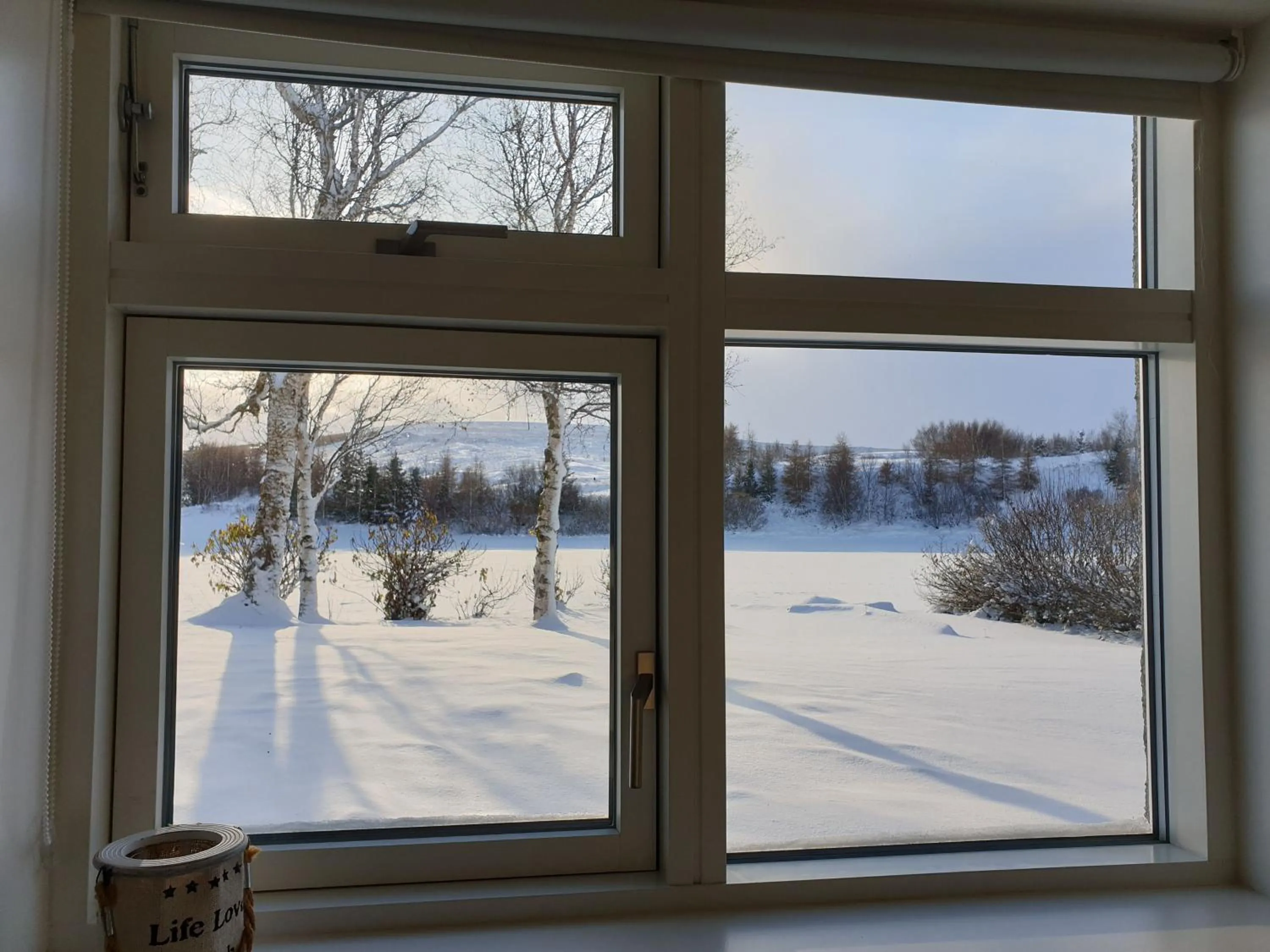 Winter in Breidamyri Farm Apartments