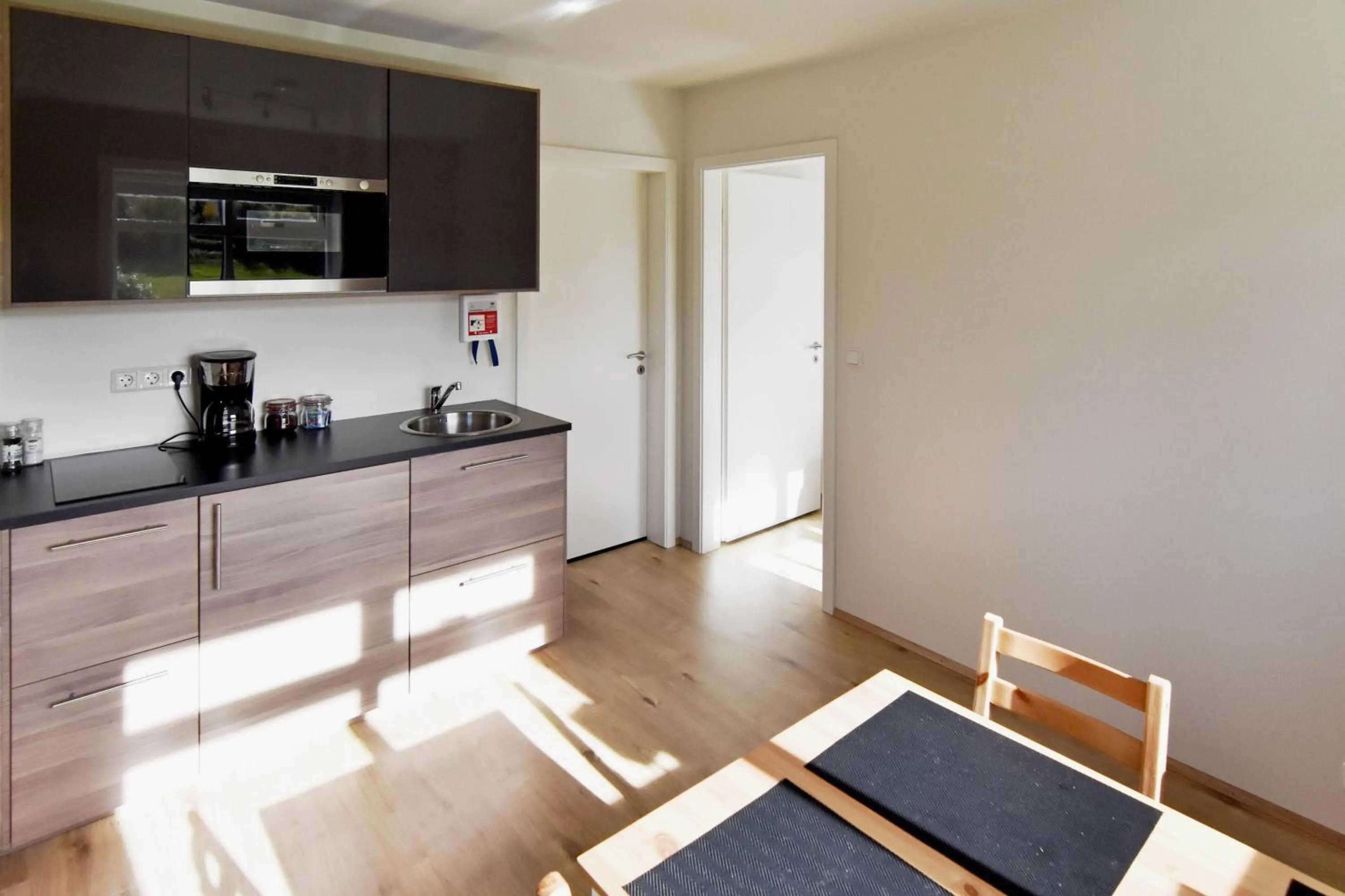 Kitchen or kitchenette in Breidamyri Farm Apartments