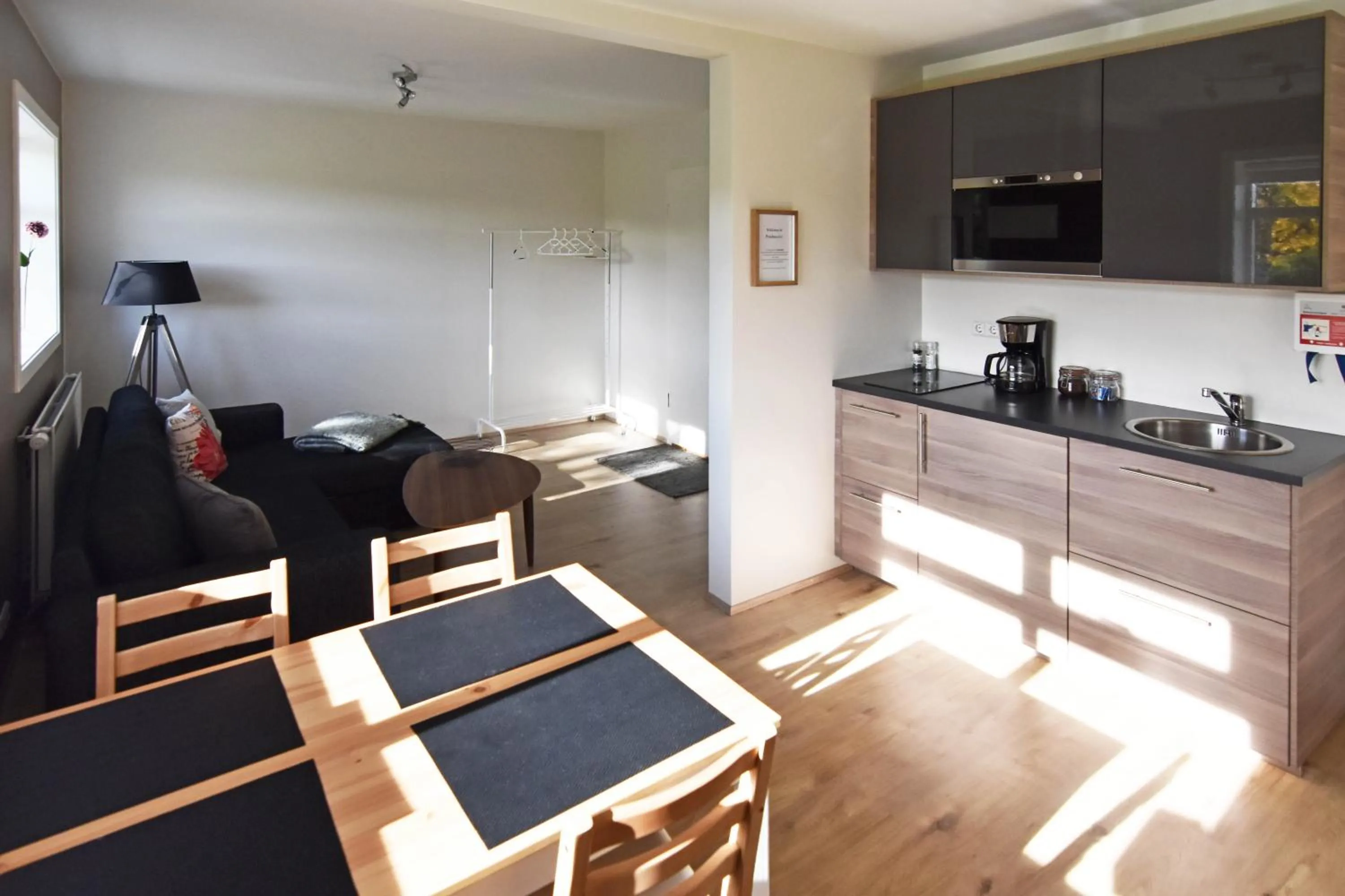 Kitchen or kitchenette in Breidamyri Farm Apartments