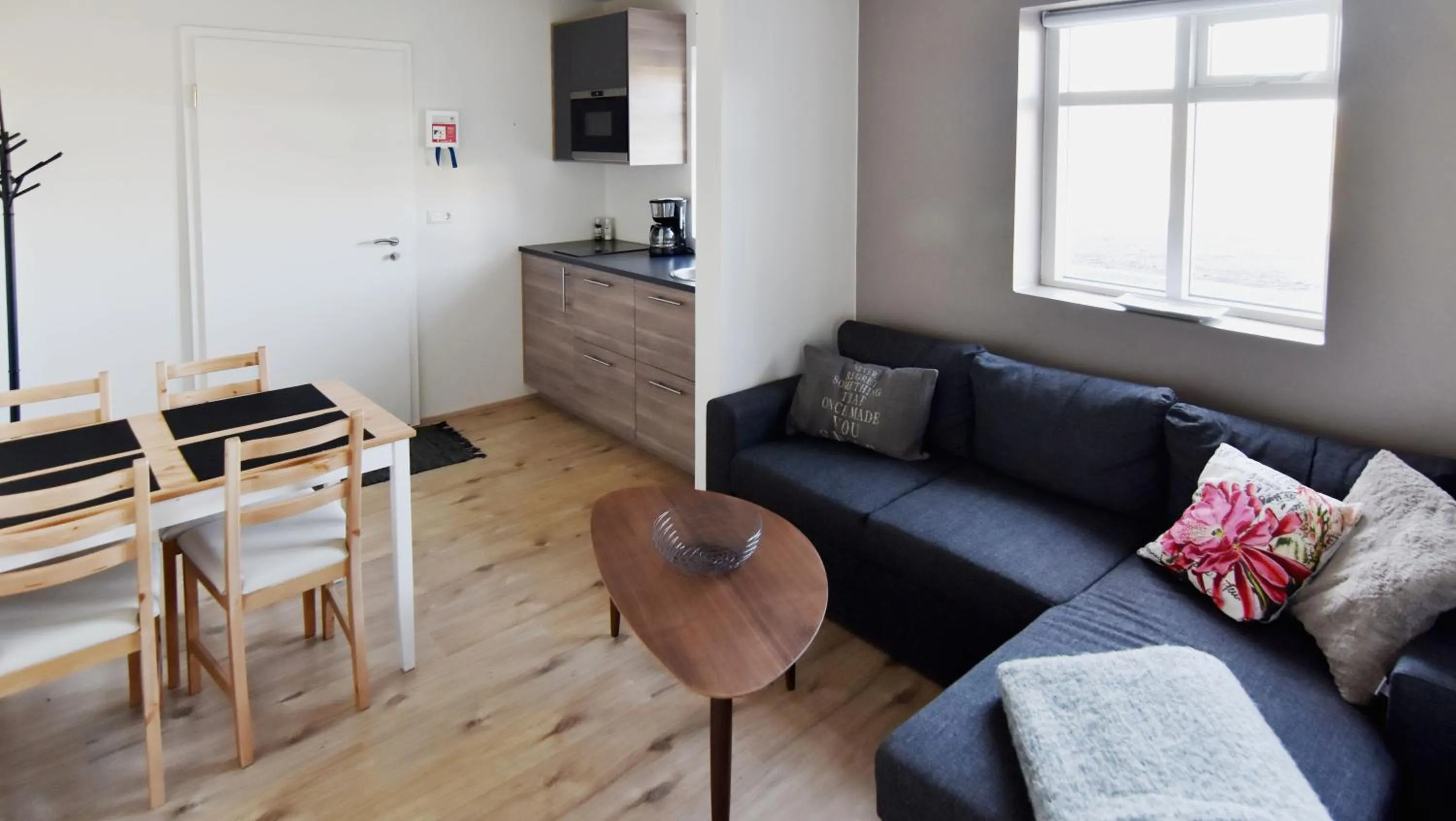 Kitchen or kitchenette in Breidamyri Farm Apartments