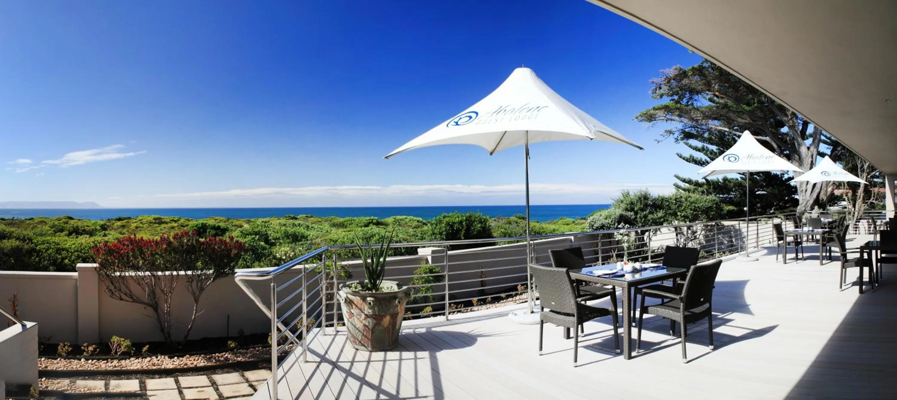 Patio in Abalone Guest Lodge