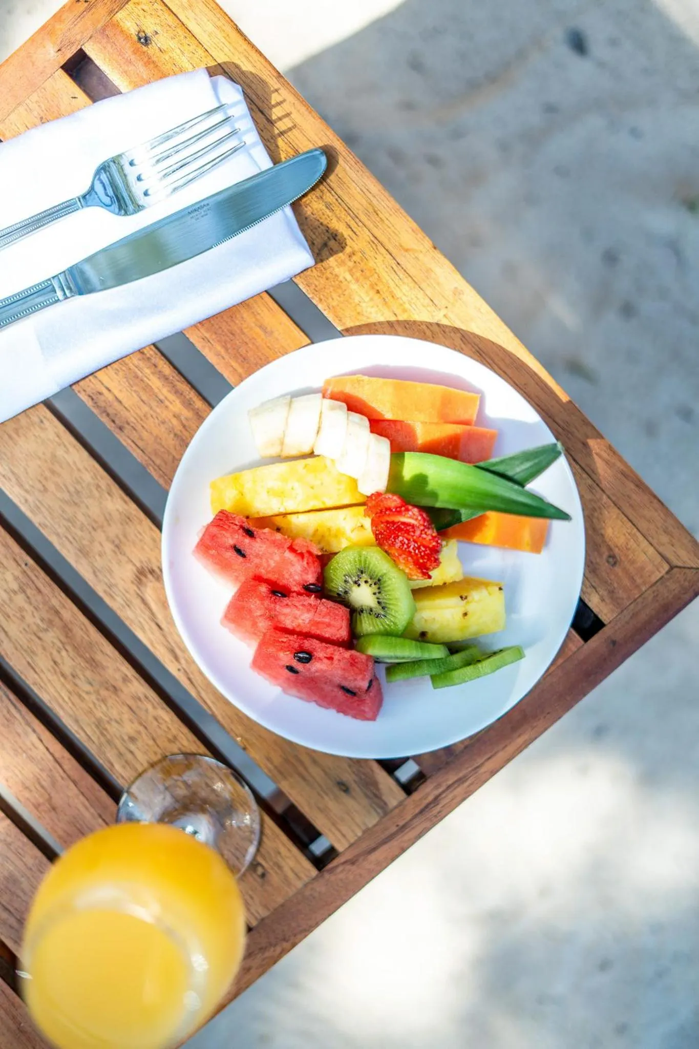 Continental breakfast in Papagayo Golden Palms Beachfront Hotel