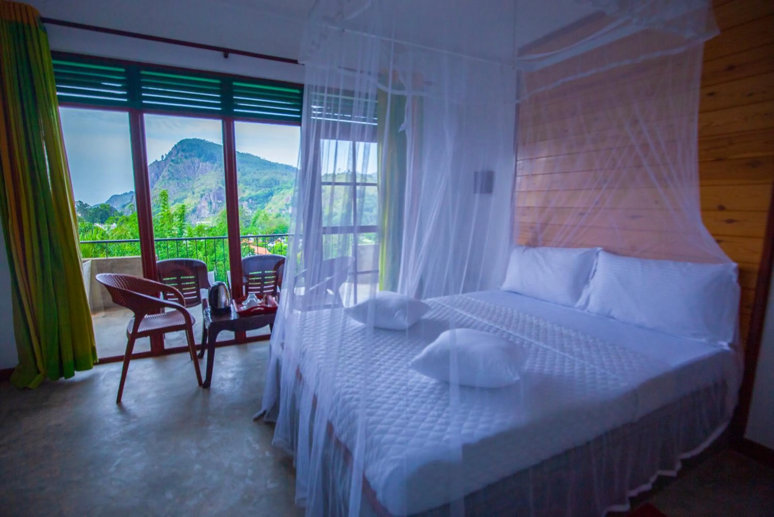 Mountain view, Bed in Ella Rawana Den Hotel