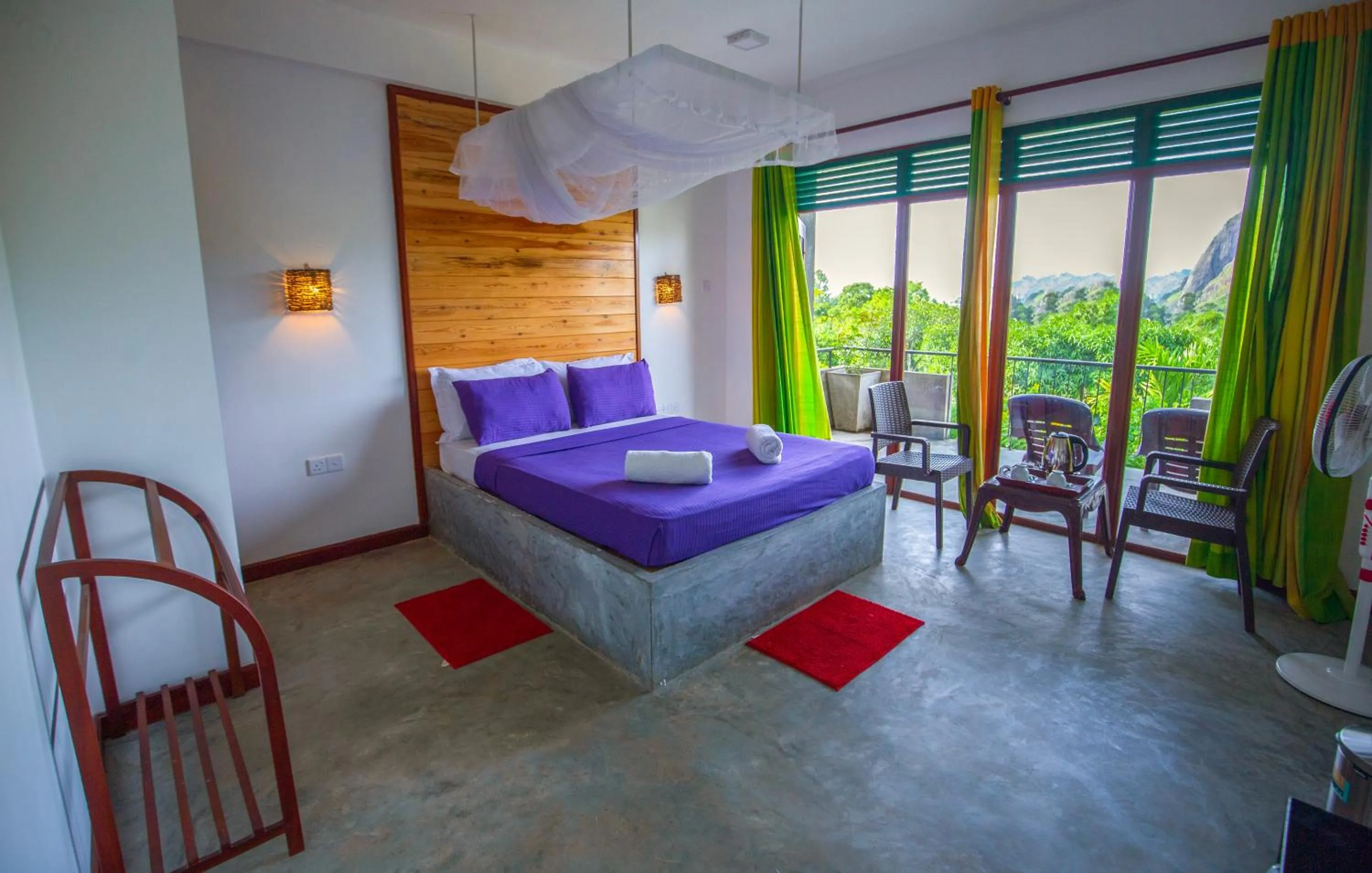 Bed in Ella Rawana Den Hotel