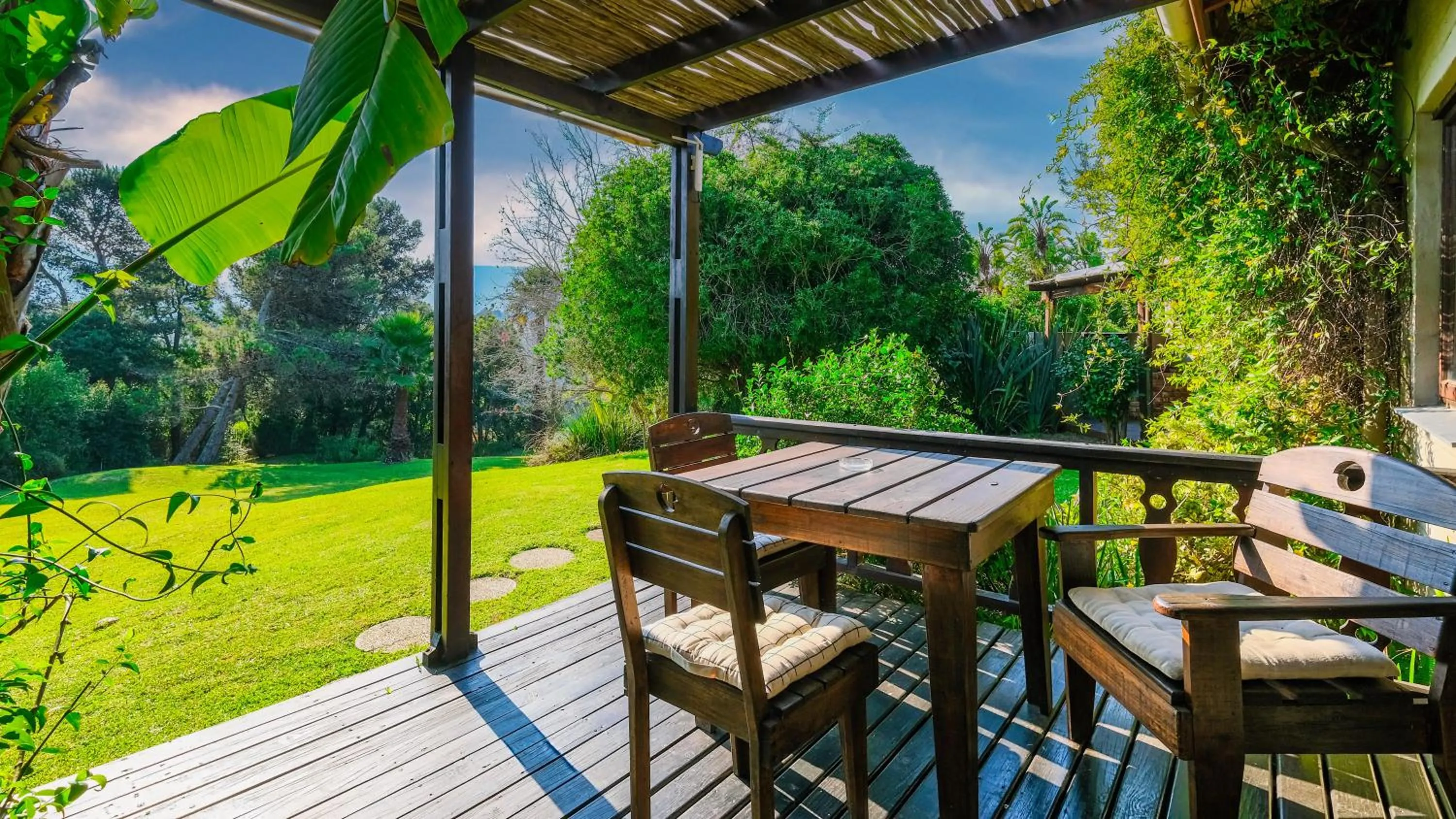 Patio in Hildesheim Guest Lodge