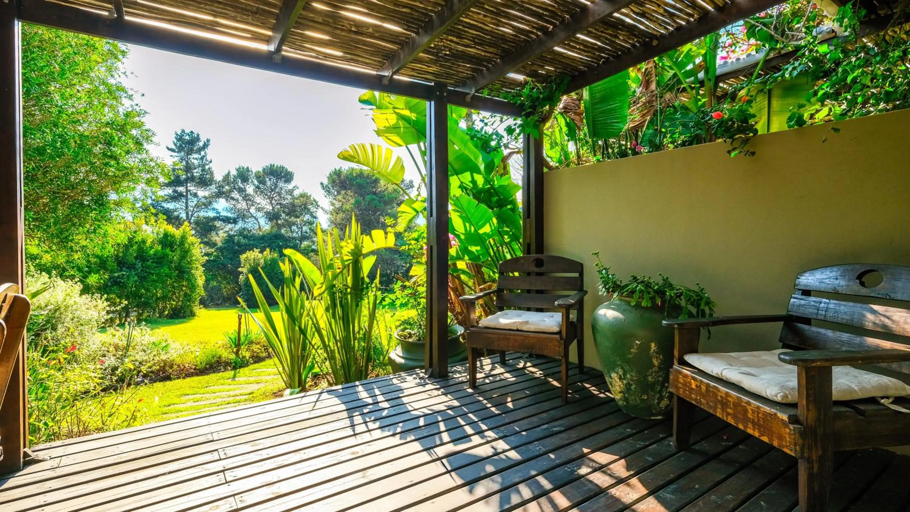 Patio in Hildesheim Guest Lodge