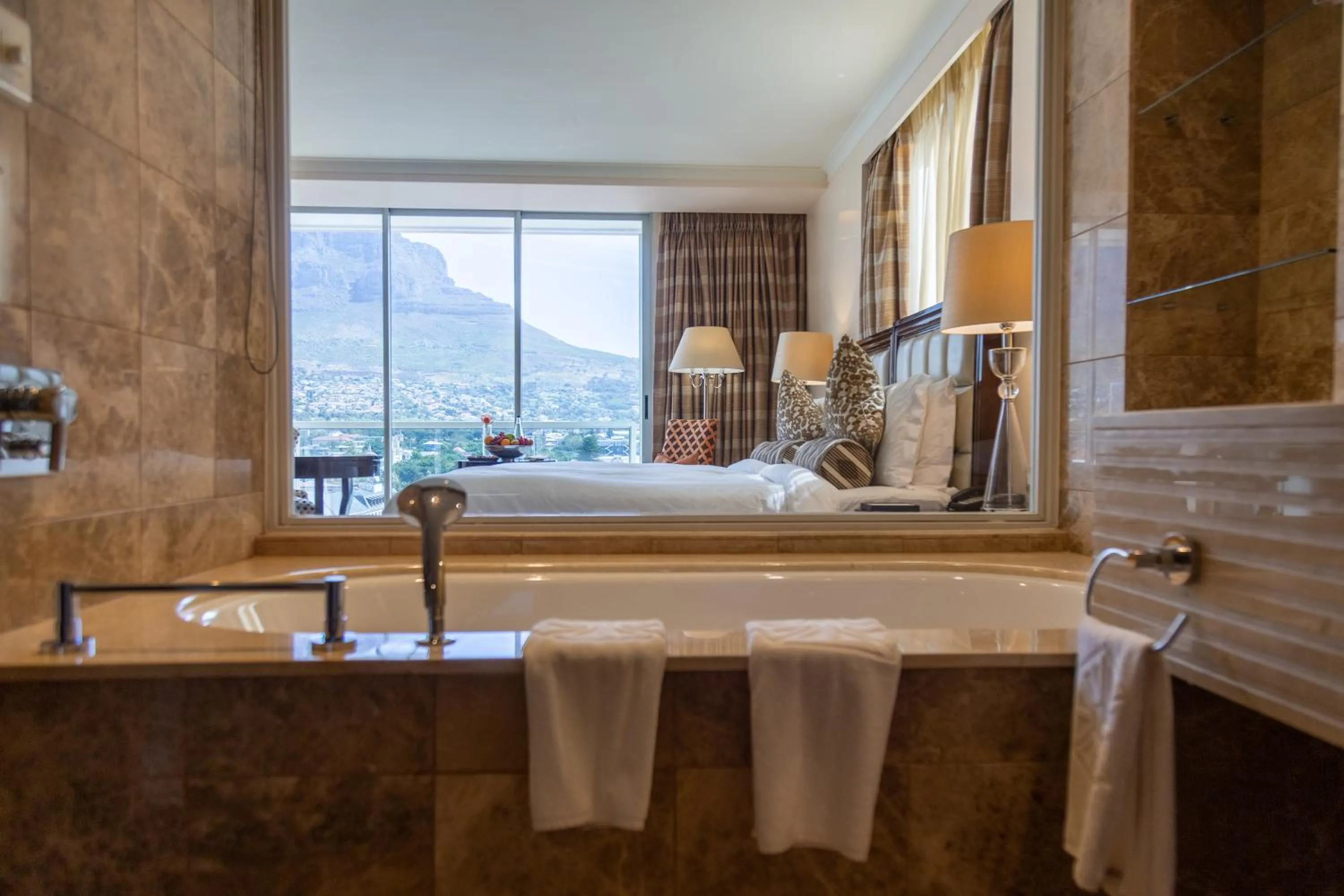 Patio, Bed in Taj Cape Town