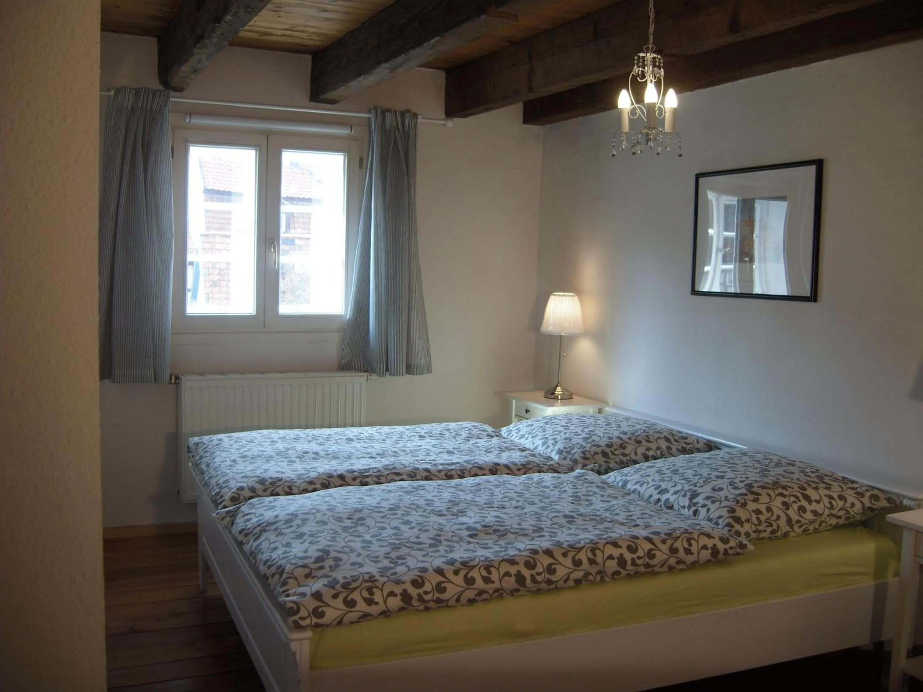 Bedroom, Bed in Ferienhaus Münzenberg 53
