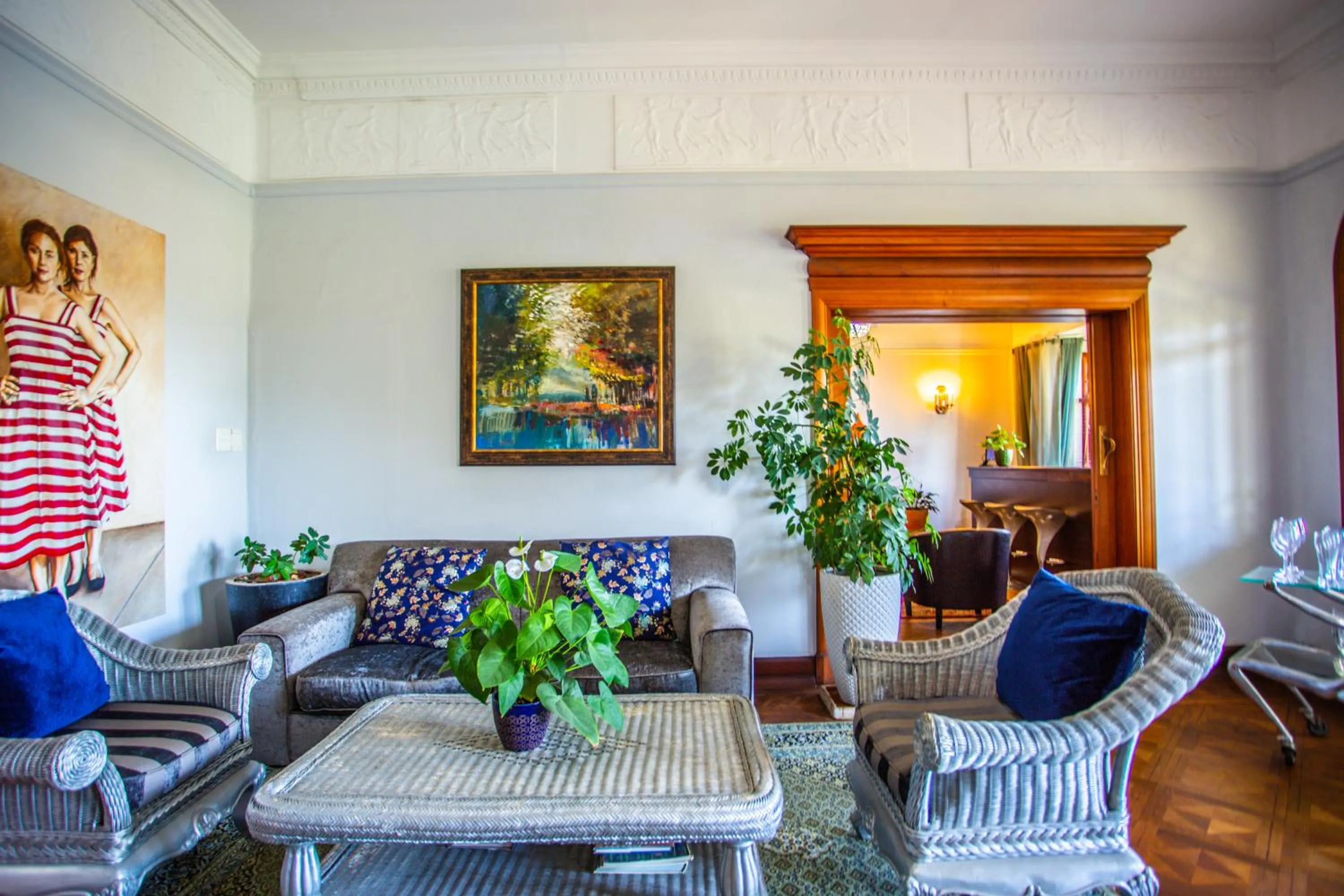 Living room in Cape Riviera Guesthouse