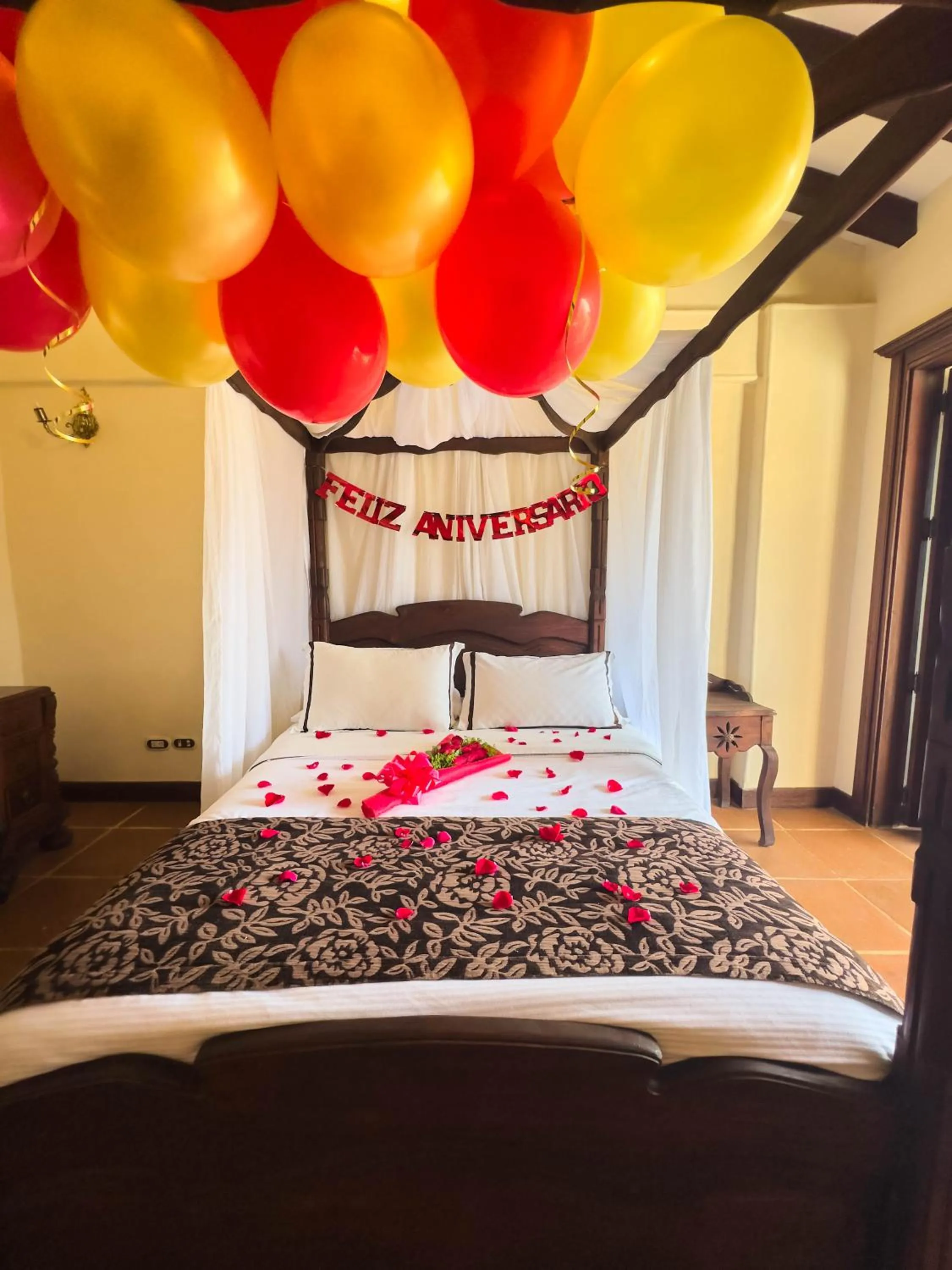 Photo of the whole room, Bed in Nueva Granada Hotel Colonial -Centro Histórico-