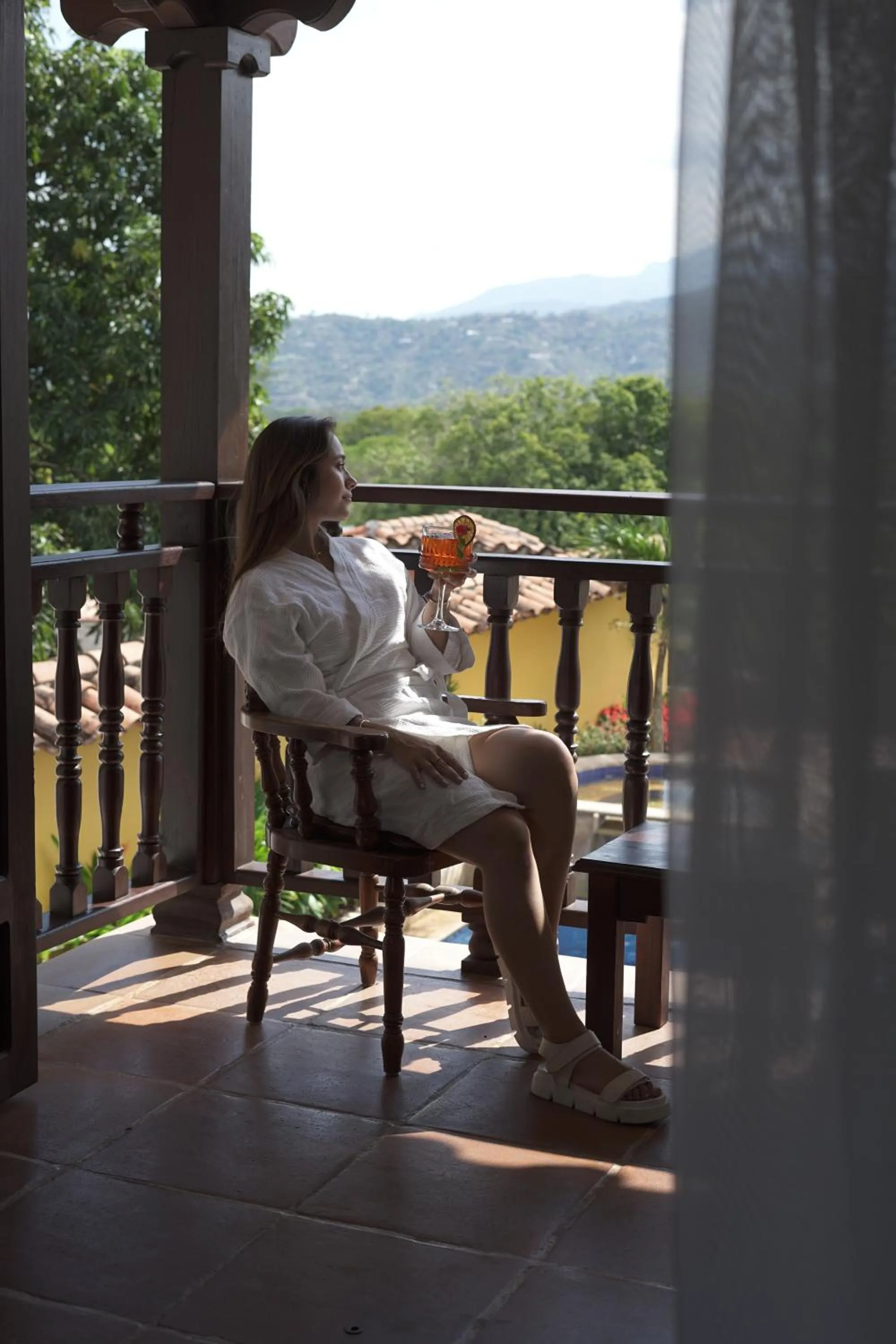 Patio in Nueva Granada Hotel Colonial -Centro Histórico-
