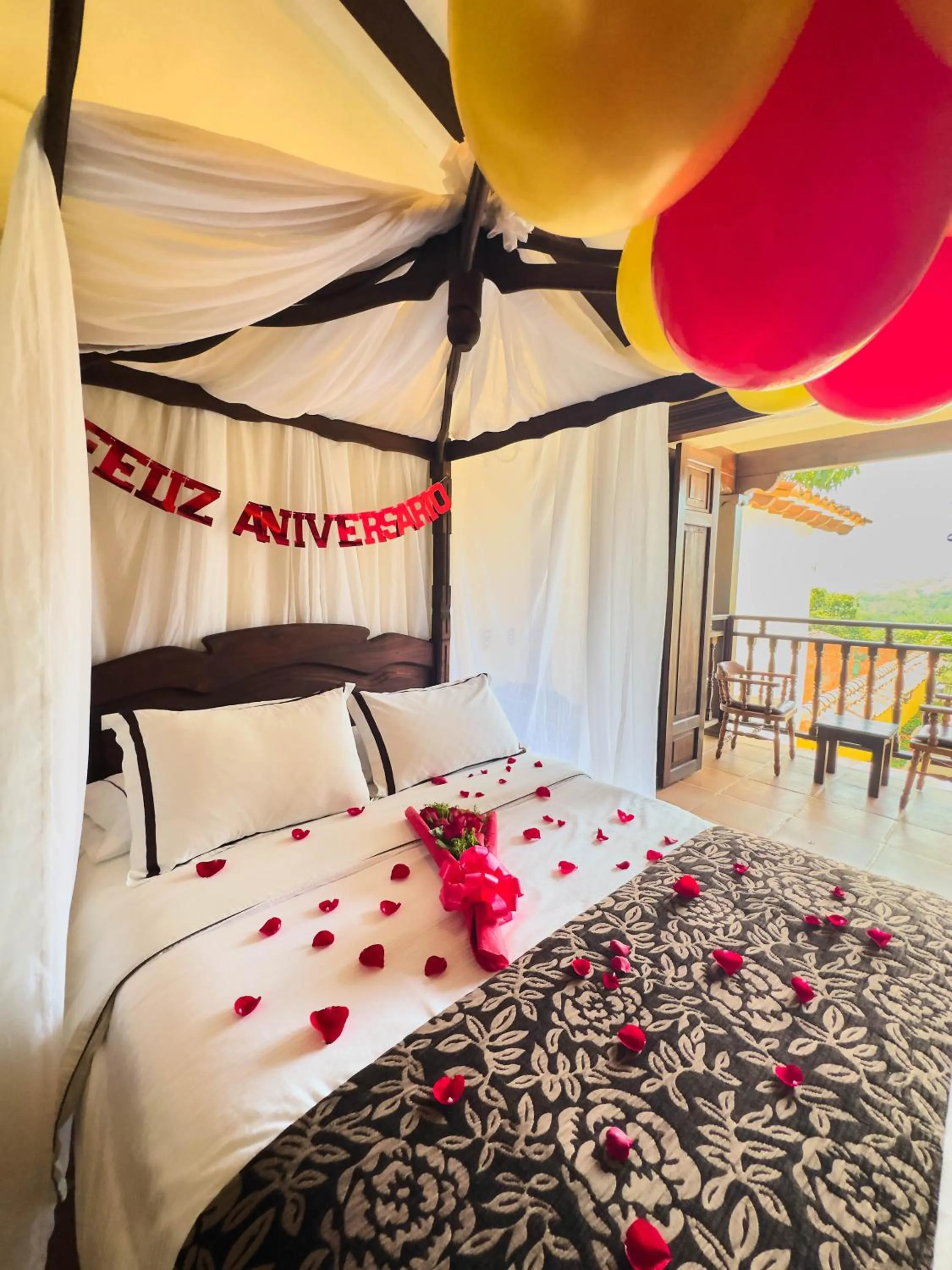 Photo of the whole room, Bed in Nueva Granada Hotel Colonial -Centro Histórico-