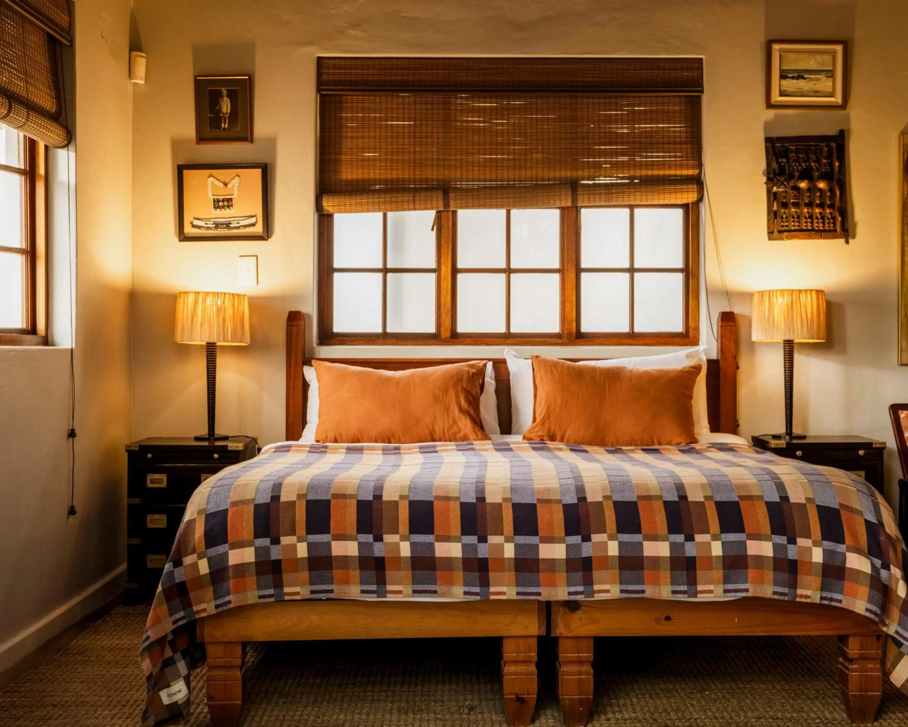 Bed in Moontide Riverside Lodge