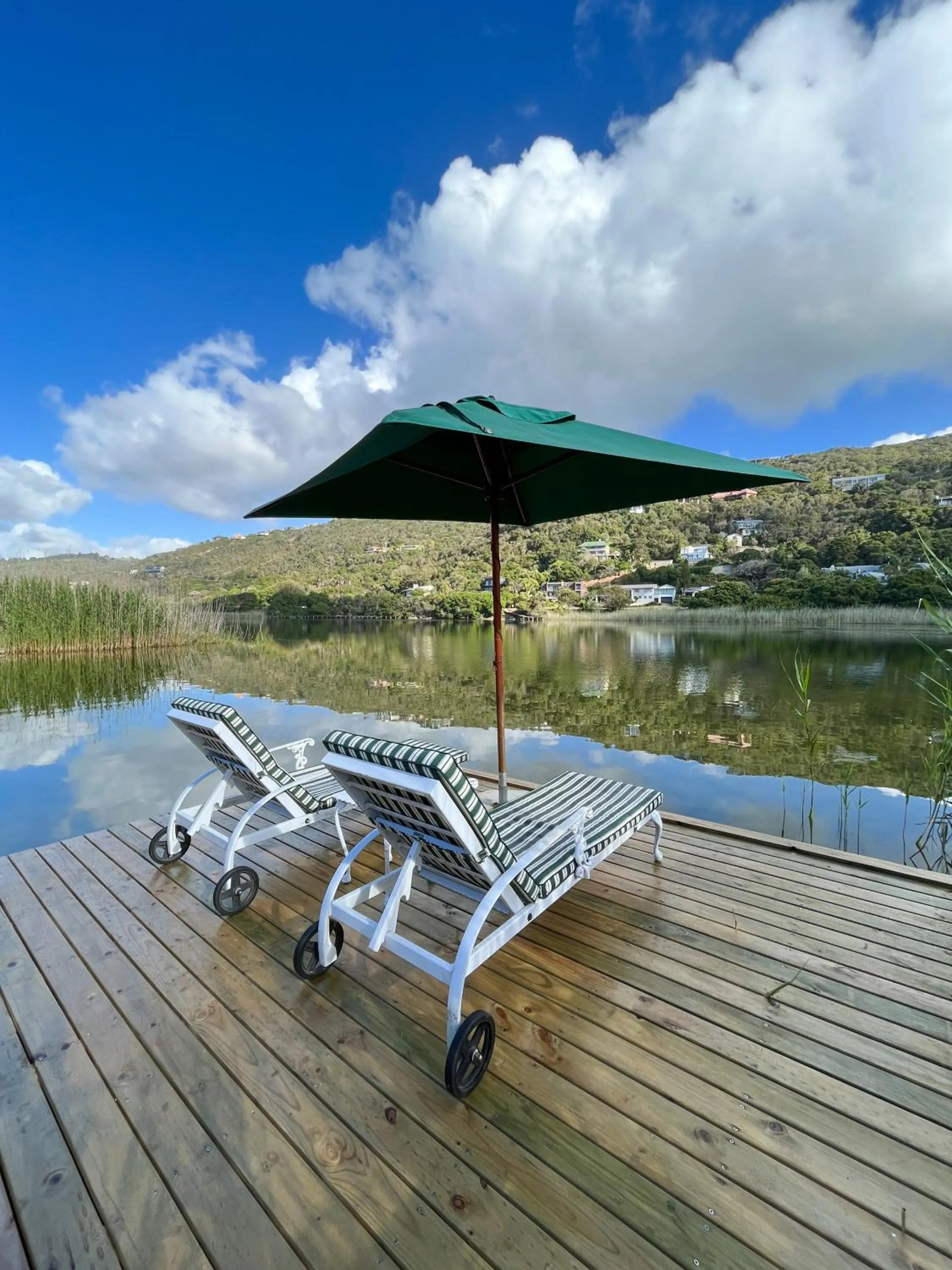 River view in Moontide Riverside Lodge