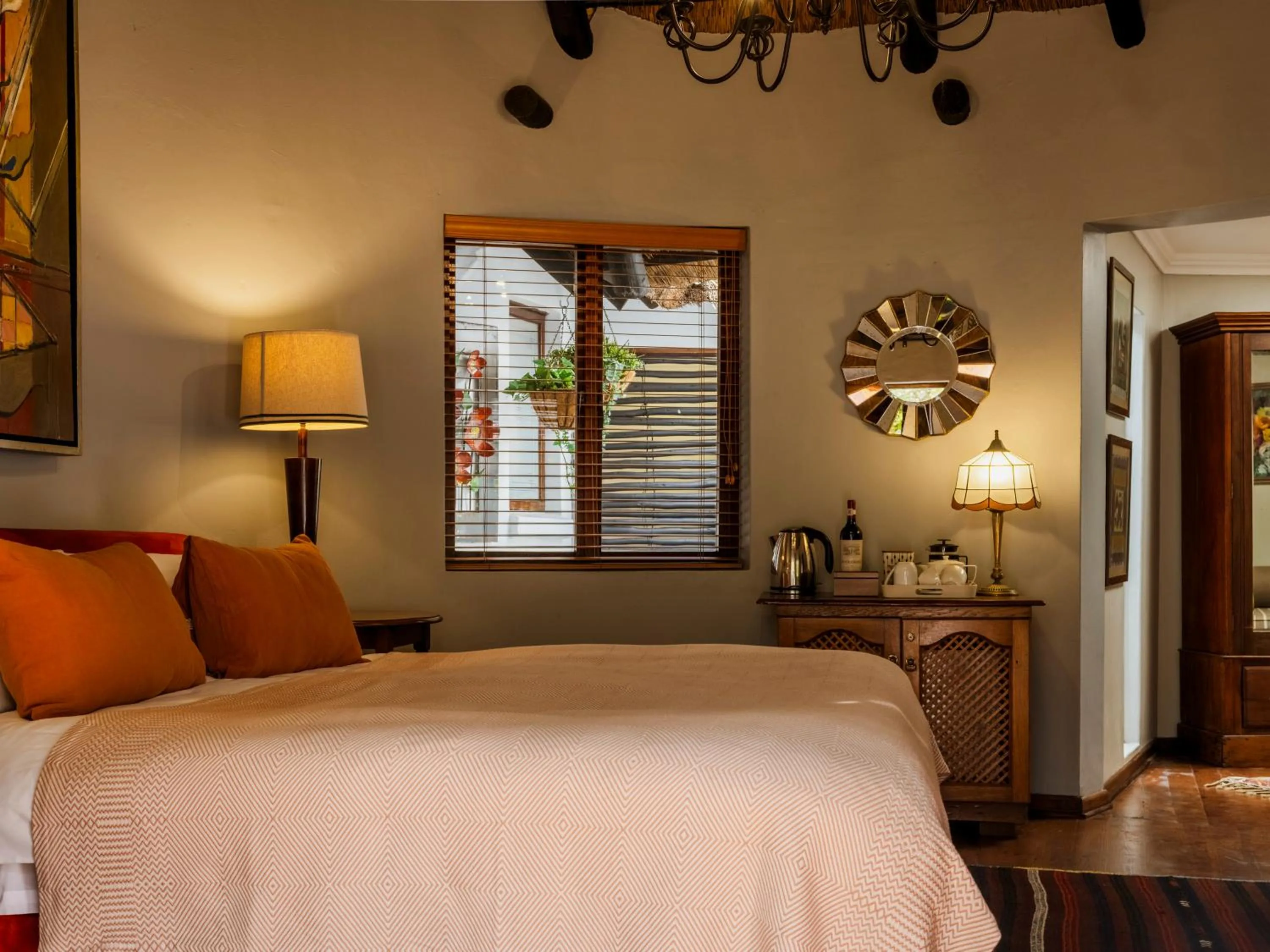 Bed in Moontide Riverside Lodge