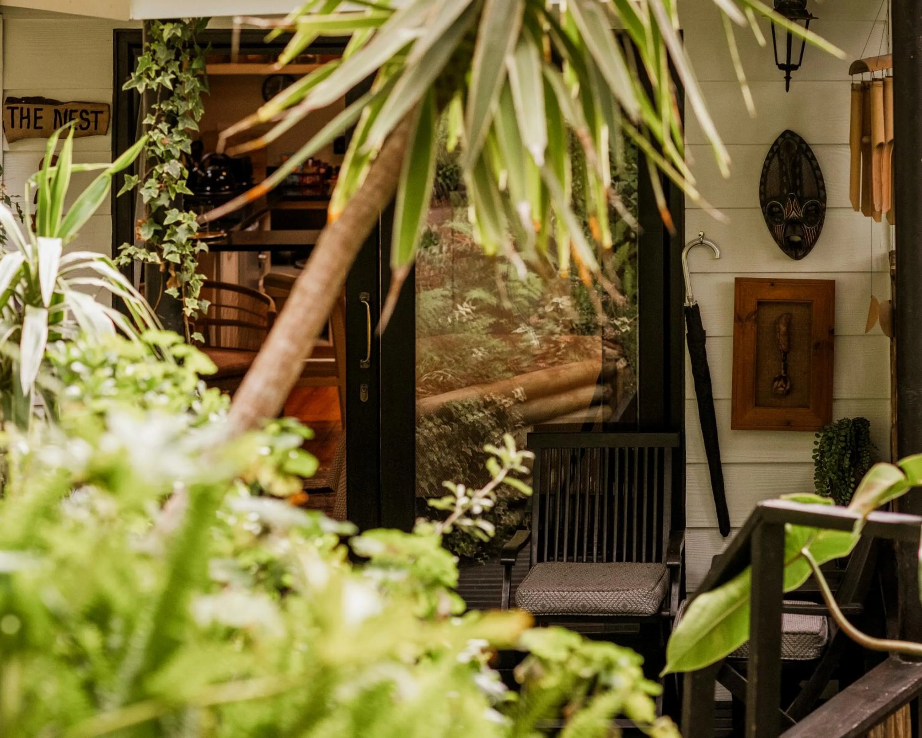 Garden in Moontide Riverside Lodge