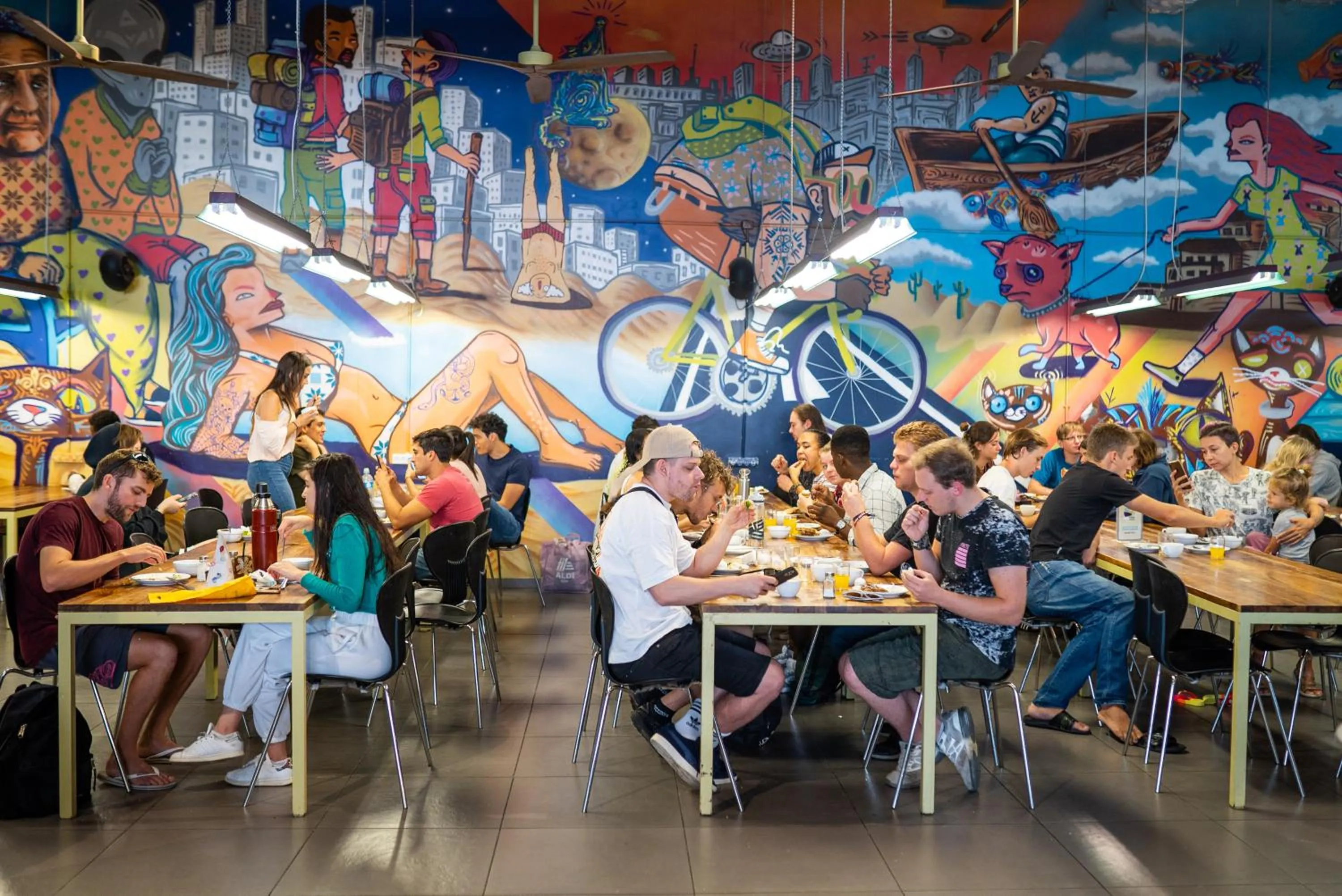 Buffet breakfast in Abraham Tel Aviv