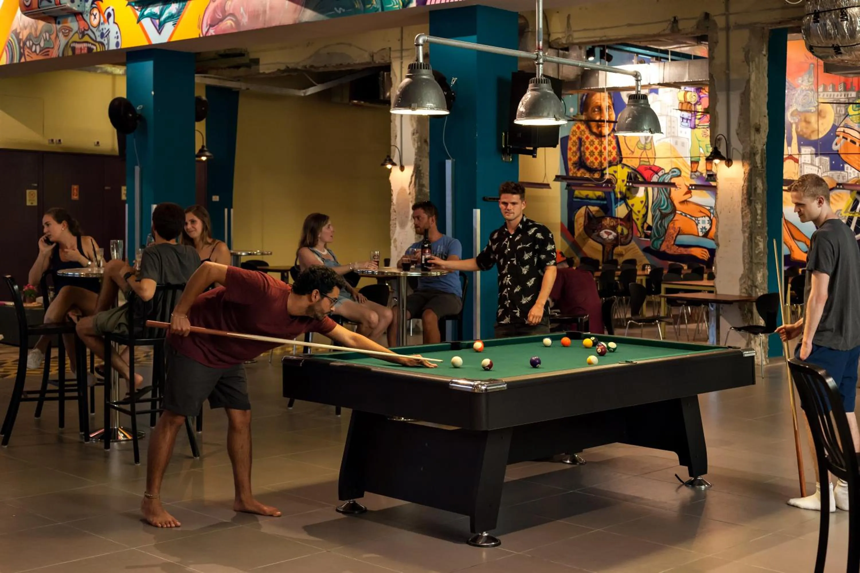 Communal lounge/ TV room in Abraham Tel Aviv