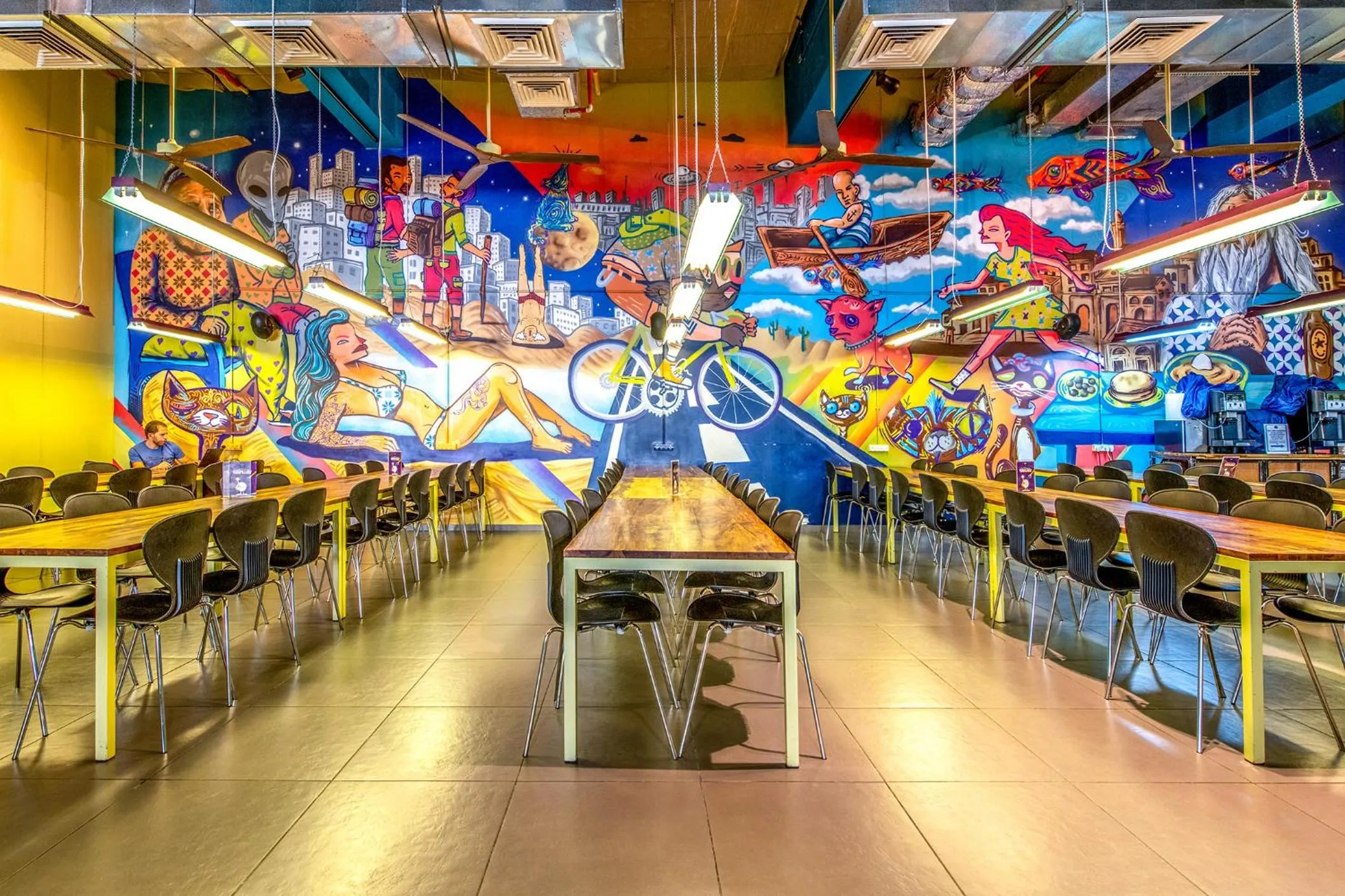 Restaurant/places to eat in Abraham Tel Aviv